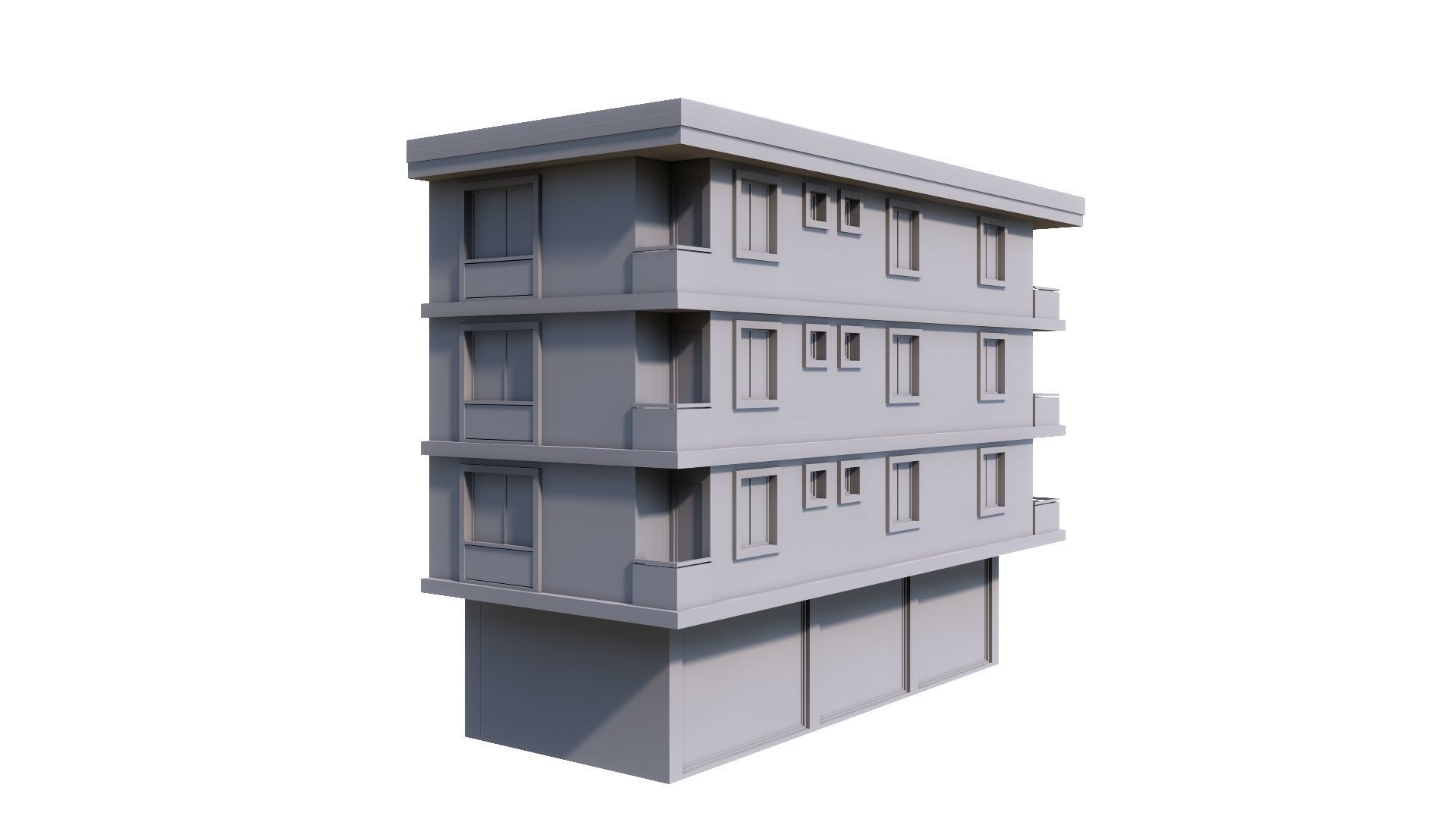 HOUSE 27 Low-poly 3D model_41