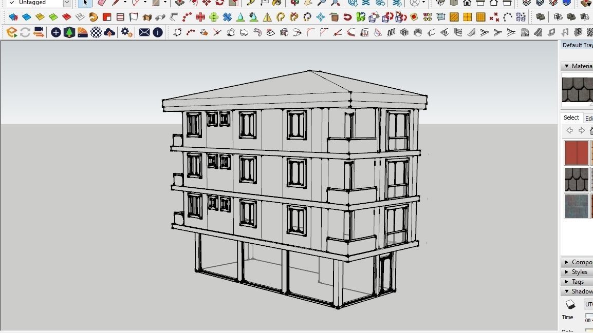 HOUSE 27 Low-poly 3D model_3