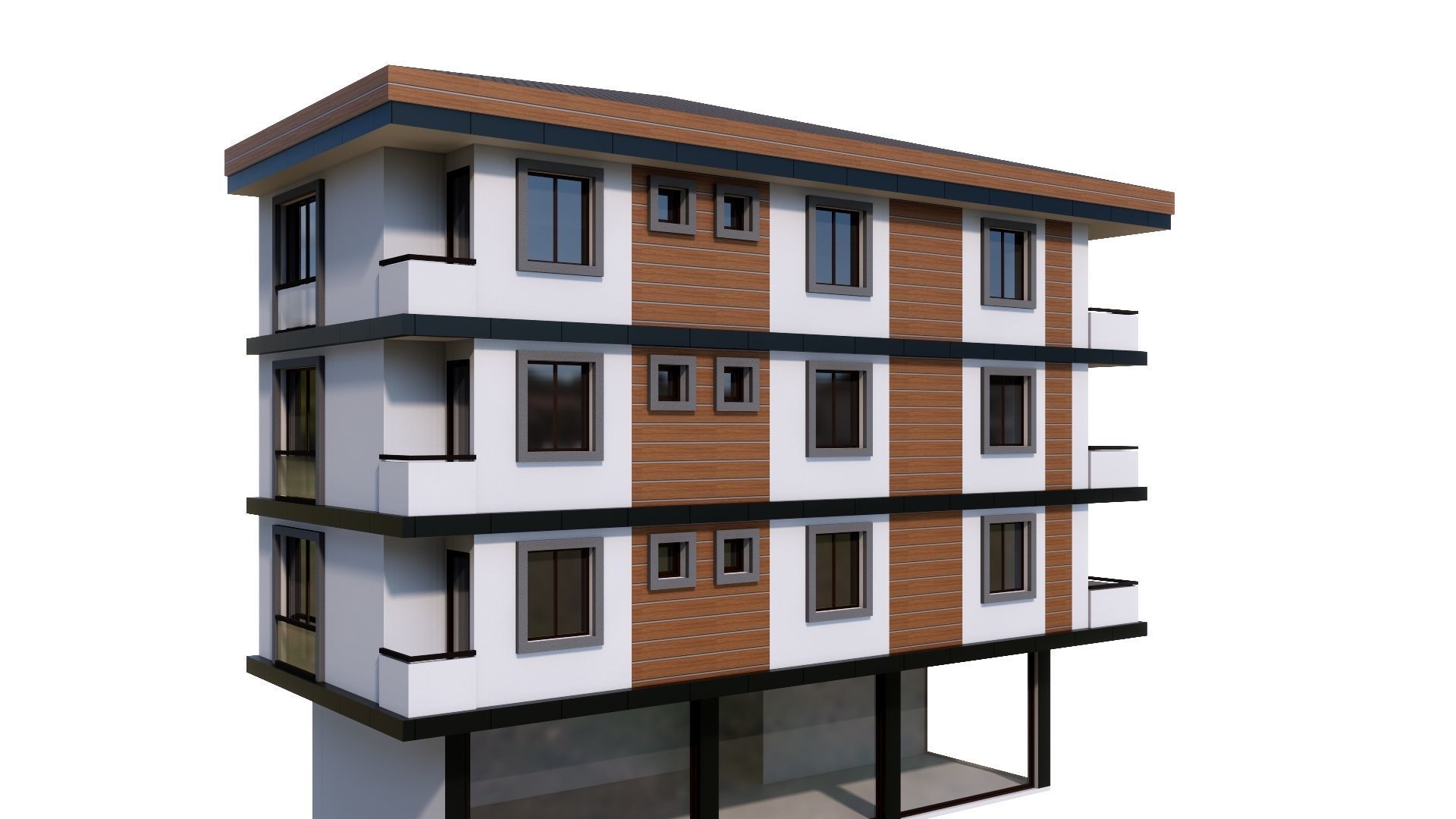 HOUSE 27 Low-poly 3D model_27