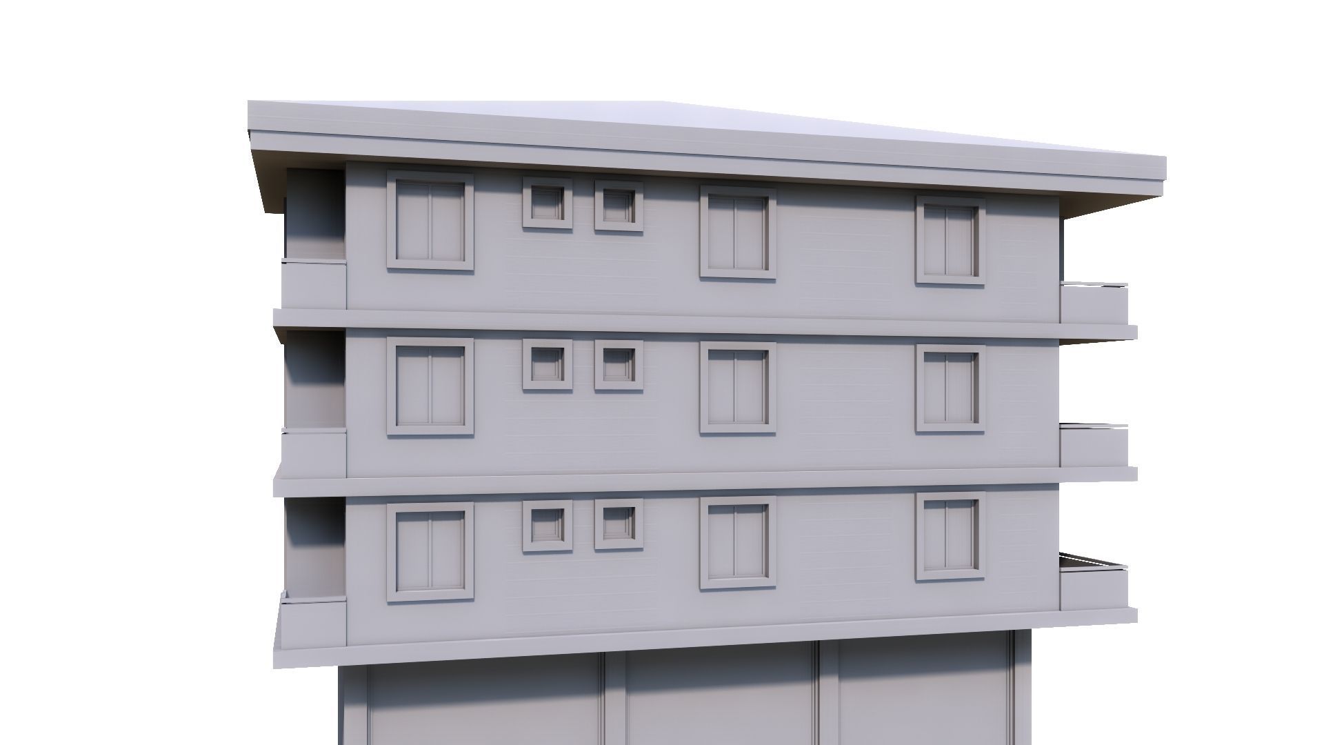 HOUSE 27 Low-poly 3D model_47