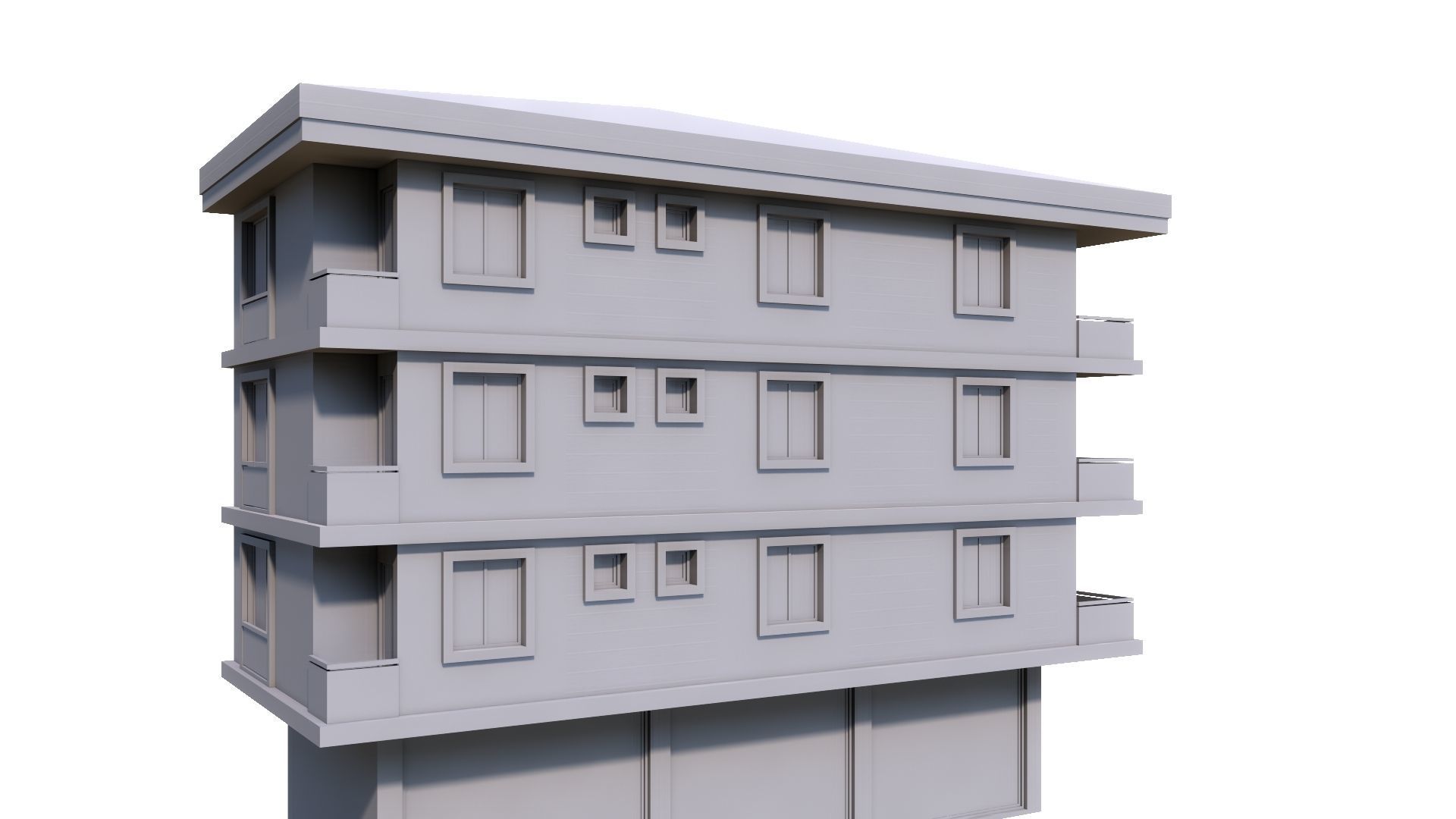 HOUSE 27 Low-poly 3D model_45