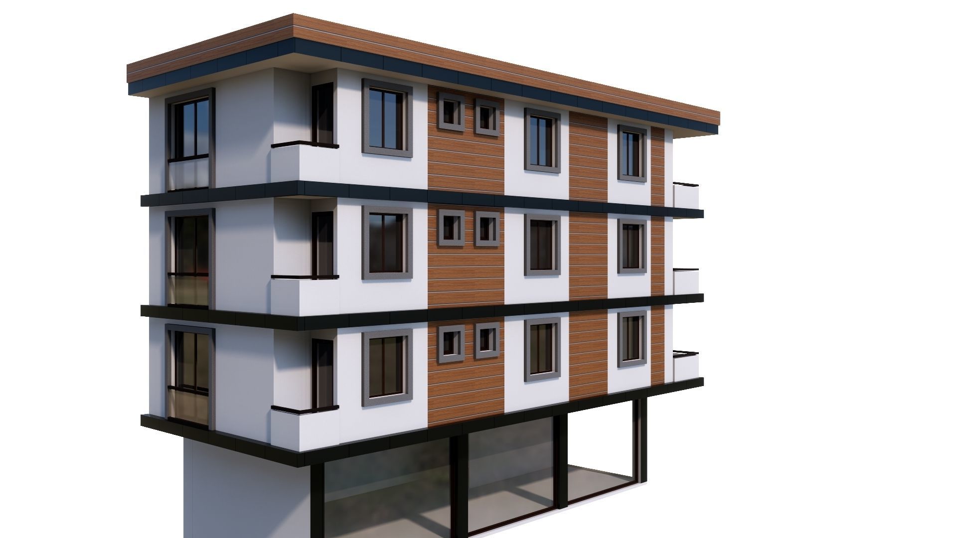 HOUSE 27 Low-poly 3D model_24