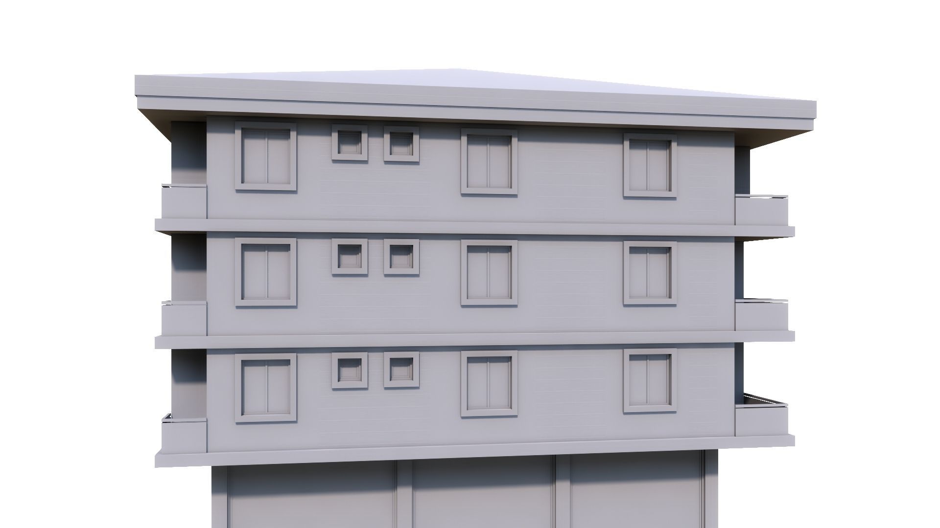 HOUSE 27 Low-poly 3D model_48