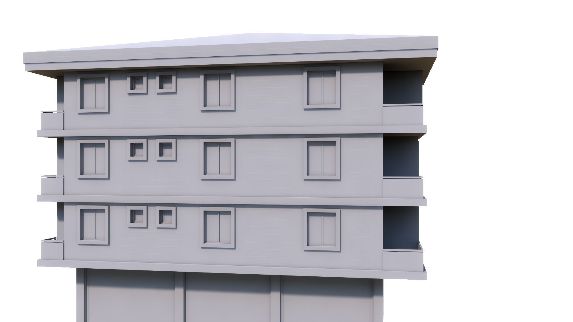 HOUSE 27 Low-poly 3D model_42