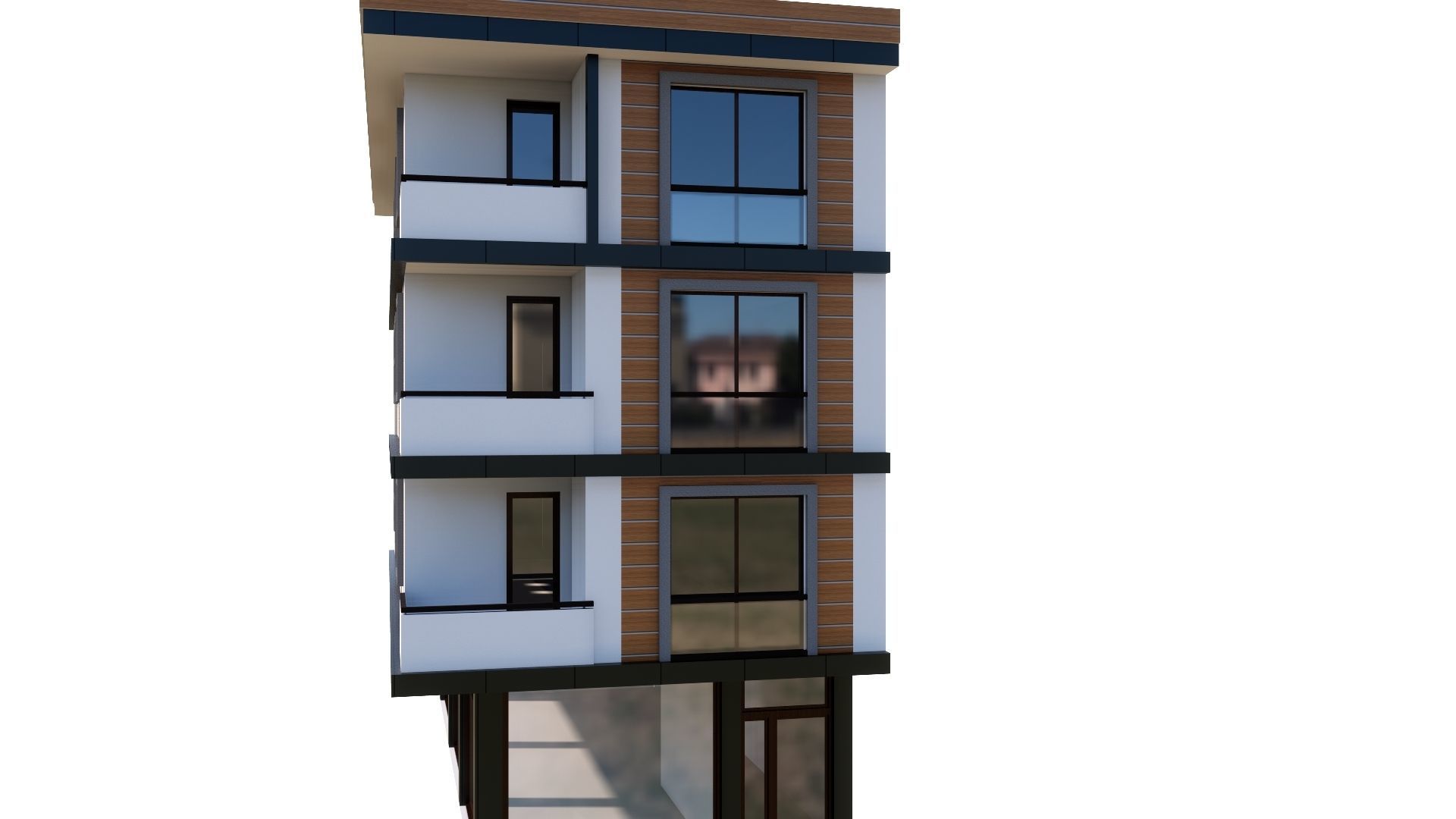 HOUSE 27 Low-poly 3D model_26