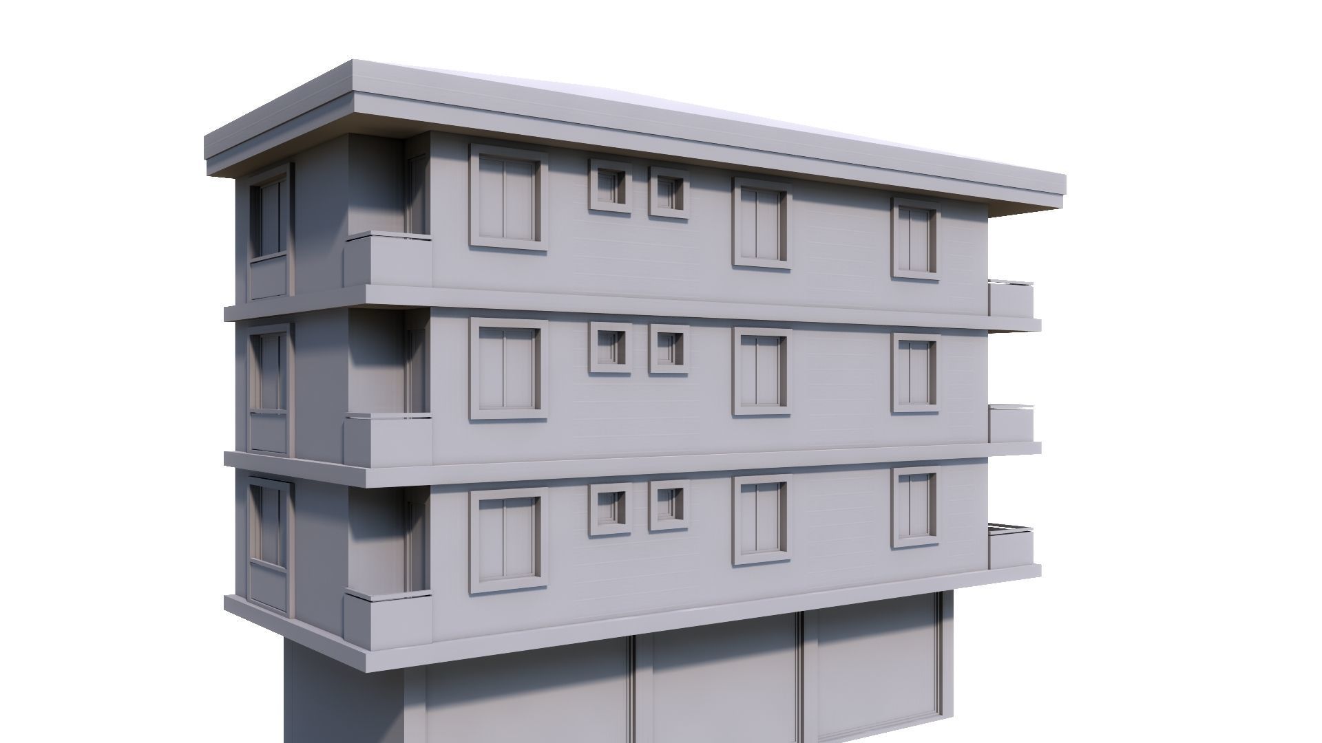 HOUSE 27 Low-poly 3D model_44