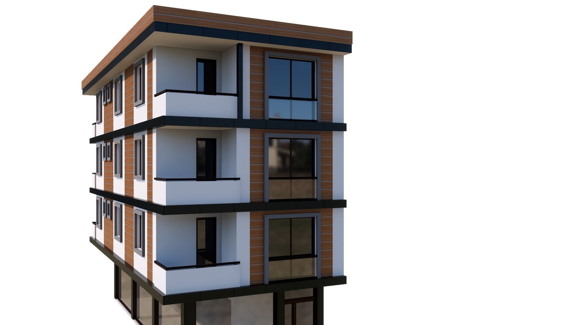 HOUSE 27 Low-poly 3D model_21