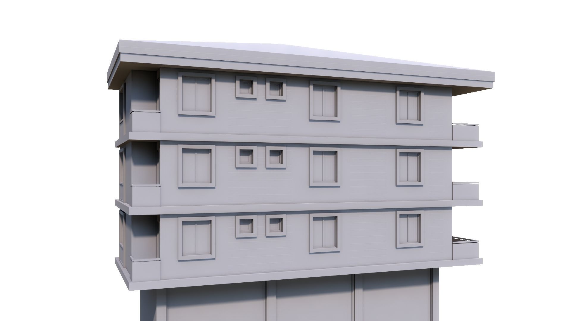 HOUSE 27 Low-poly 3D model_46