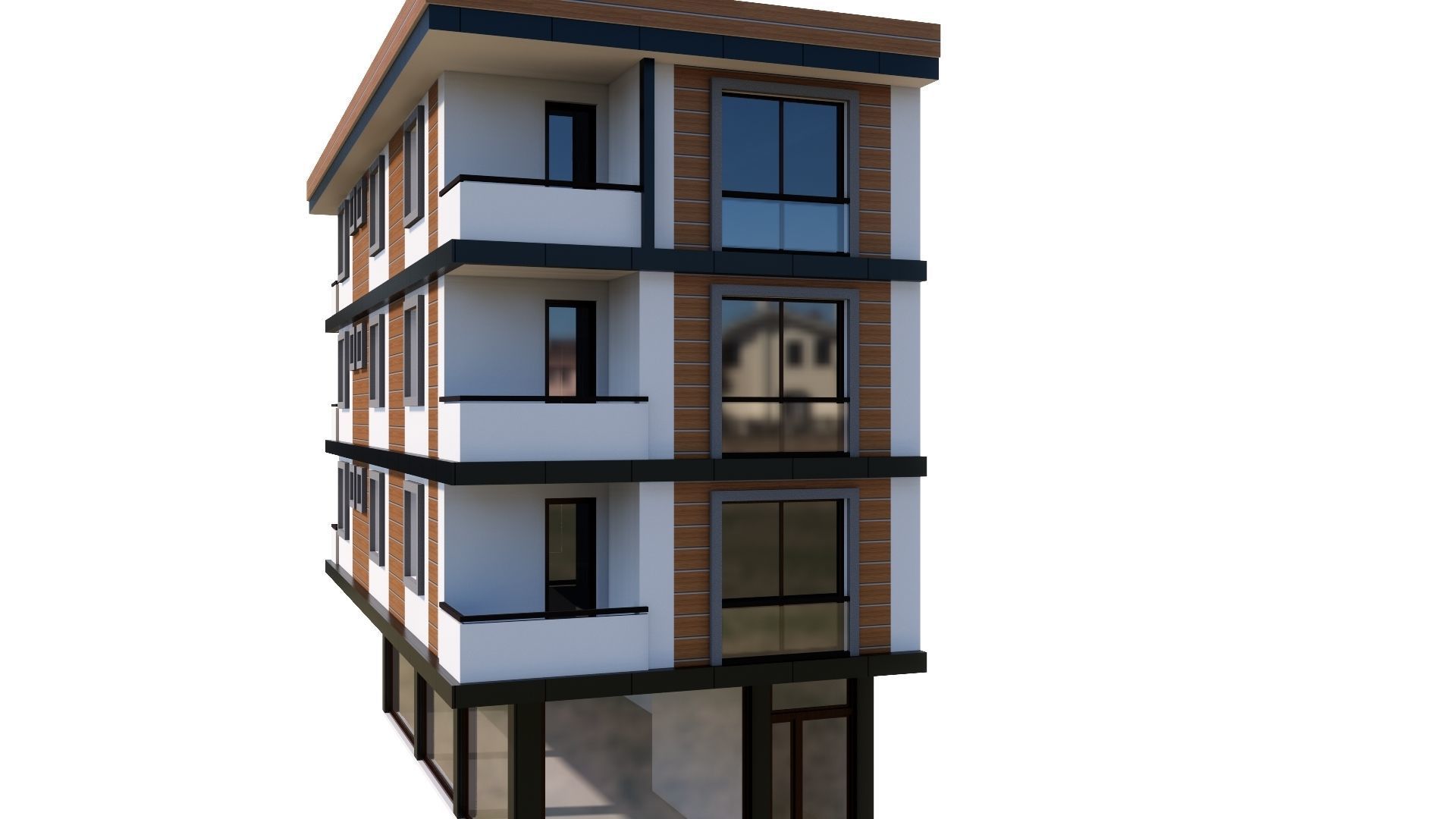 HOUSE 27 Low-poly 3D model_23