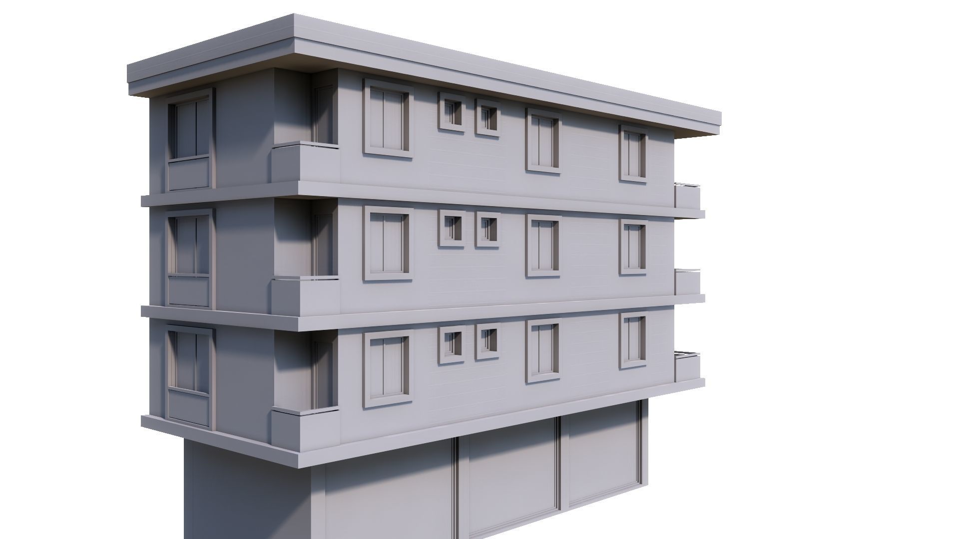 HOUSE 27 Low-poly 3D model_43