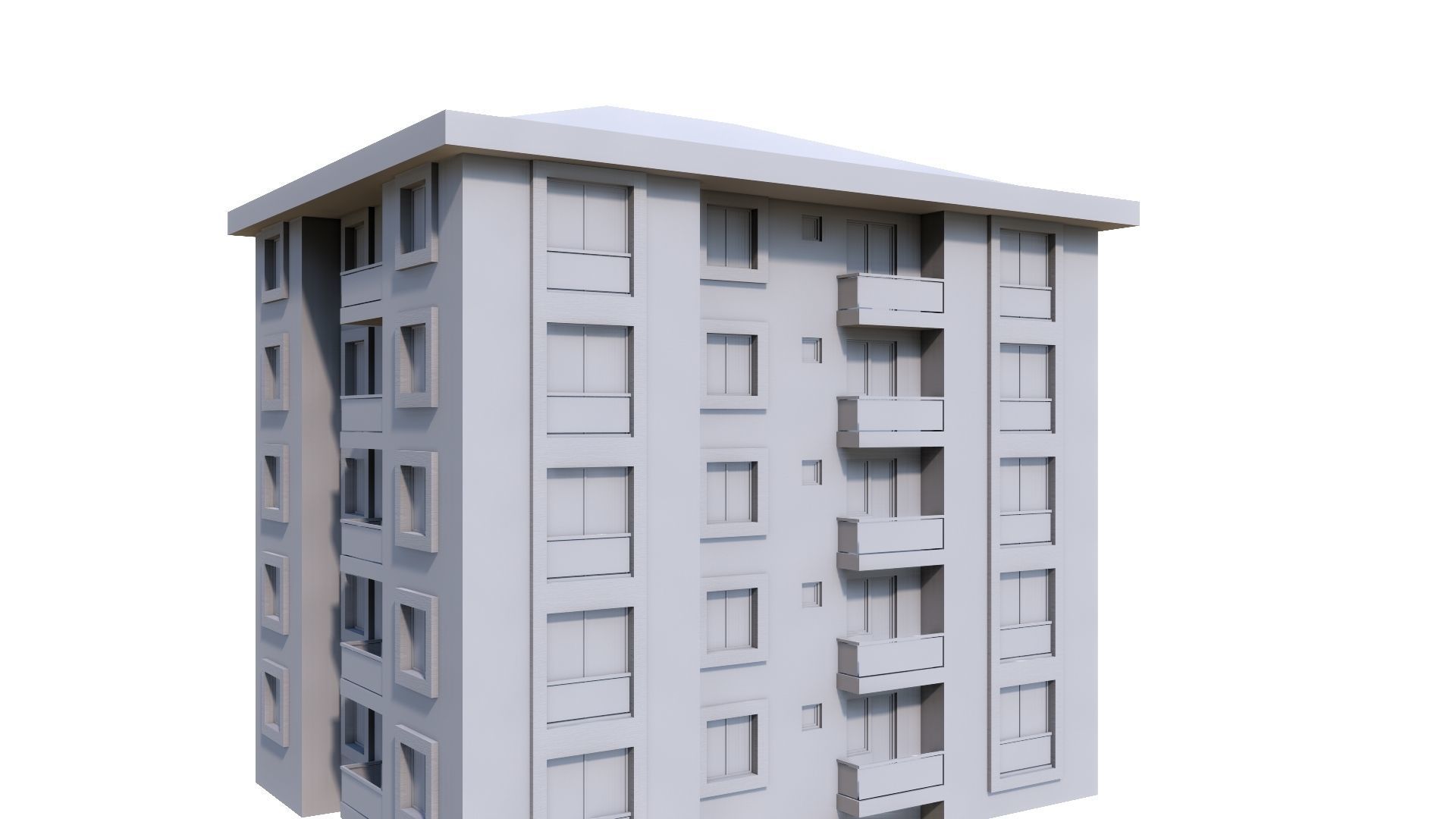 HOUSE 28 Low-poly 3D model_43