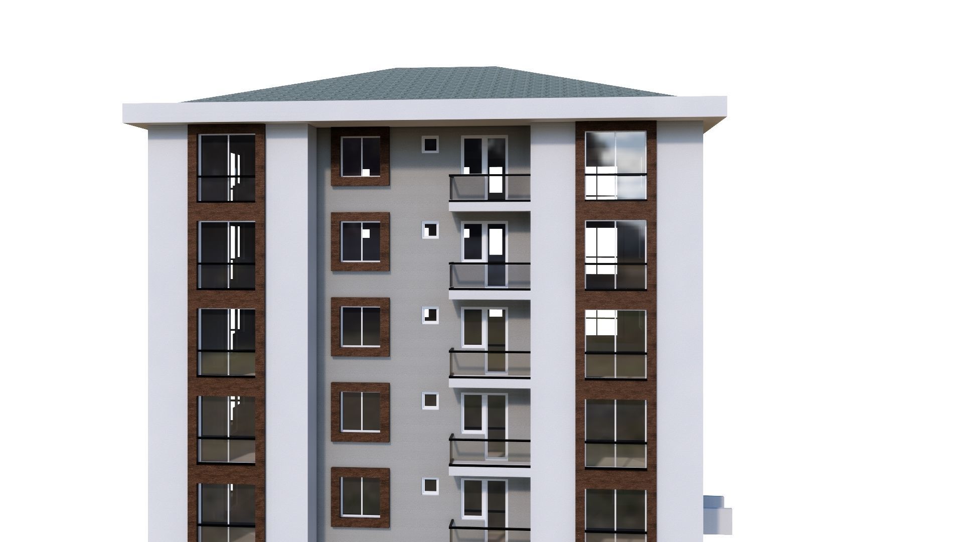 HOUSE 28 Low-poly 3D model_35