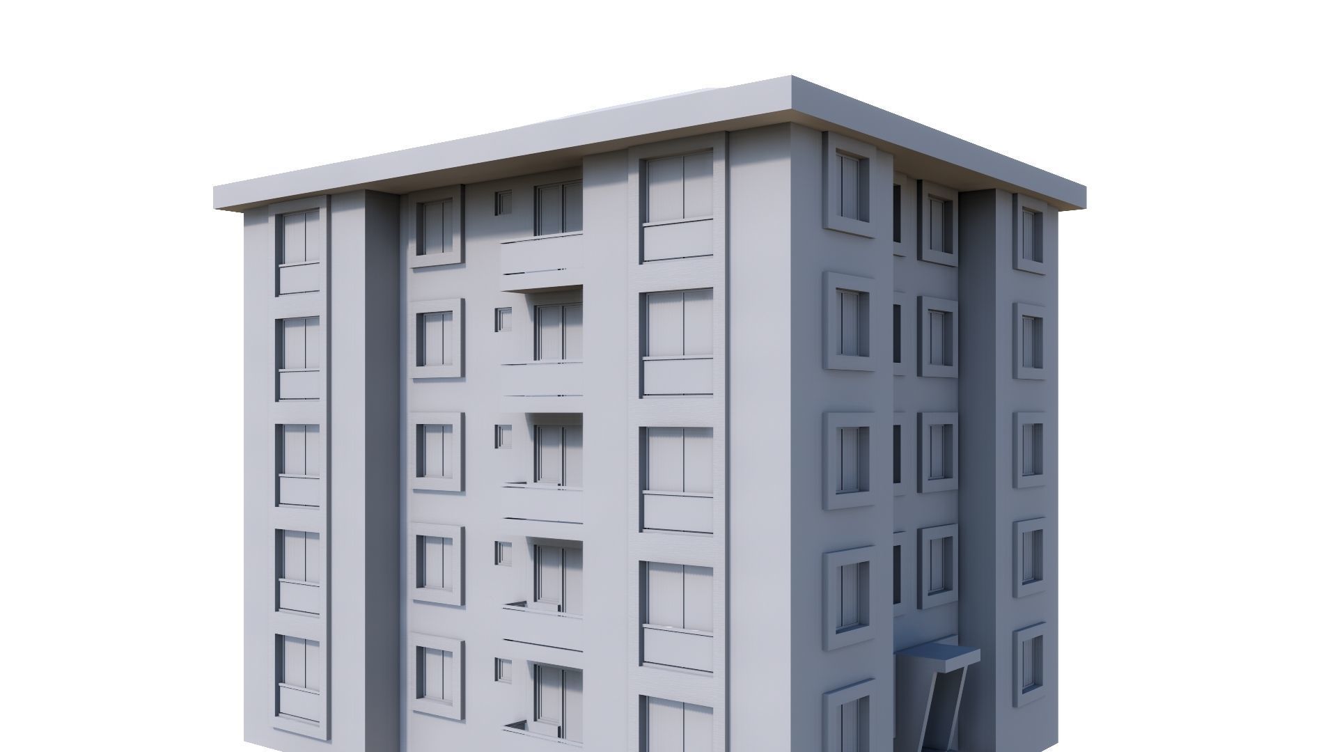 HOUSE 28 Low-poly 3D model_54