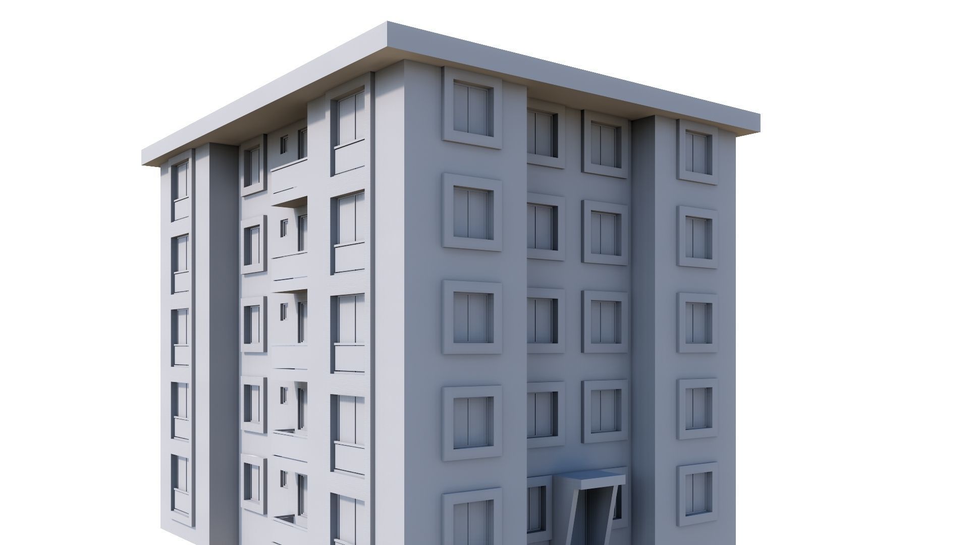 HOUSE 28 Low-poly 3D model_45