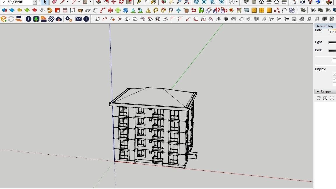 HOUSE 28 Low-poly 3D model_3