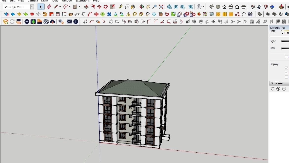 HOUSE 28 Low-poly 3D model_1