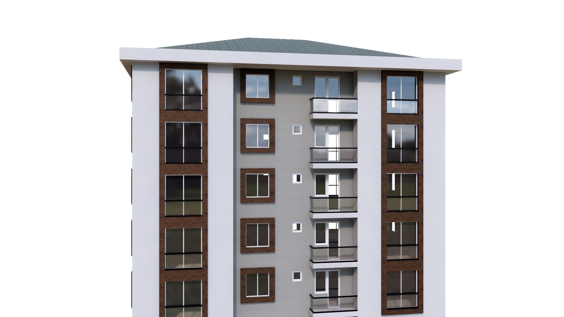 HOUSE 28 Low-poly 3D model_32