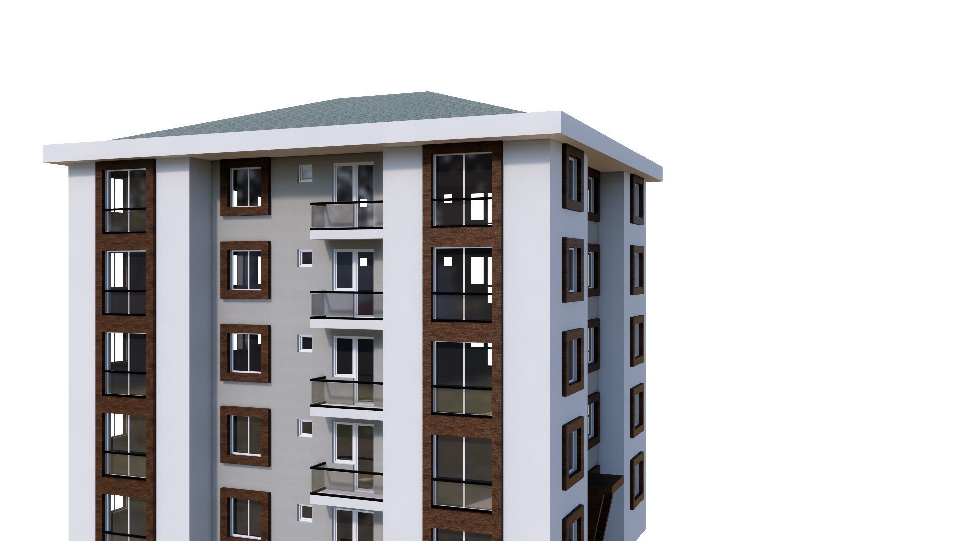 HOUSE 28 Low-poly 3D model_39