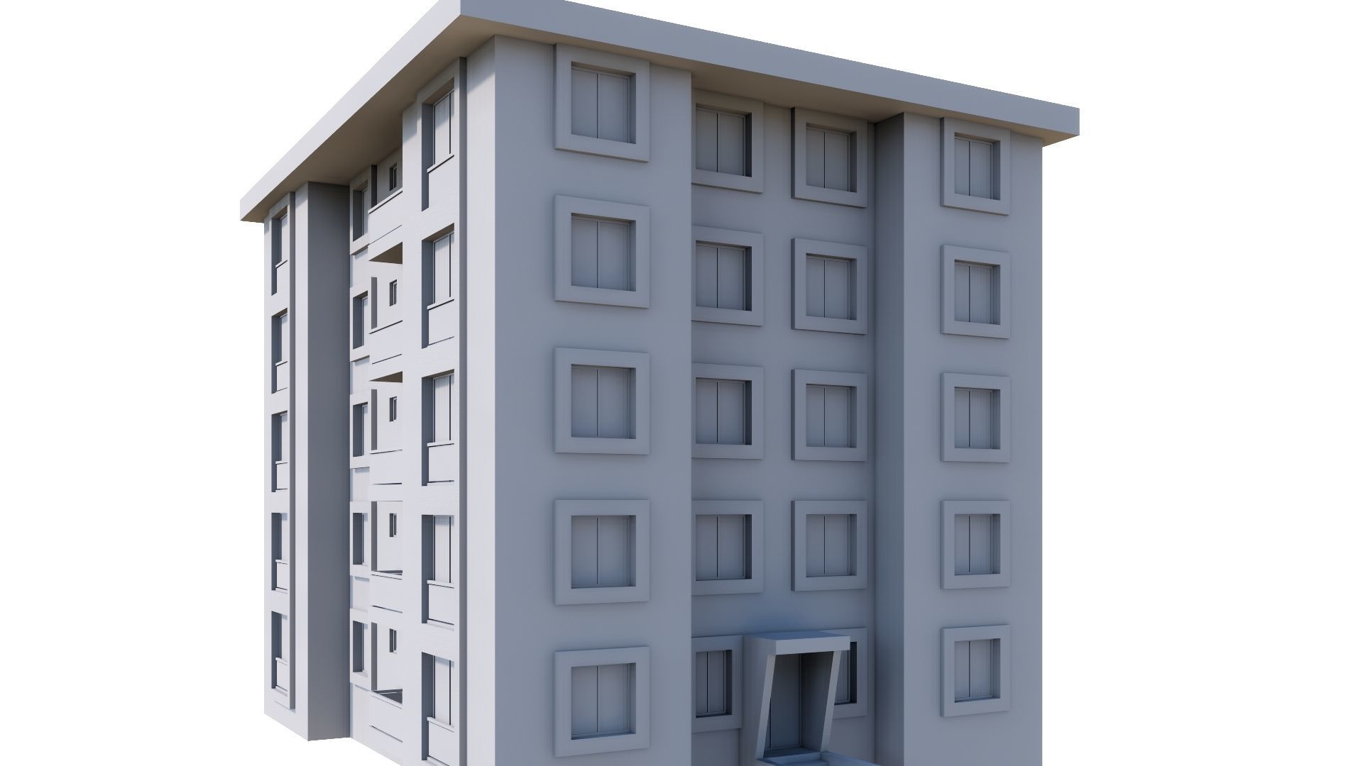 HOUSE 28 Low-poly 3D model_46