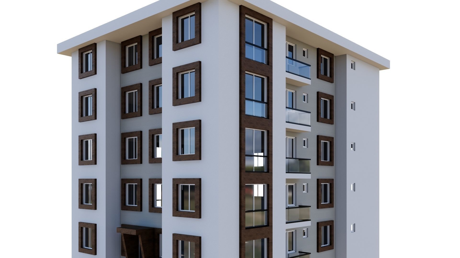 HOUSE 28 Low-poly 3D model_24