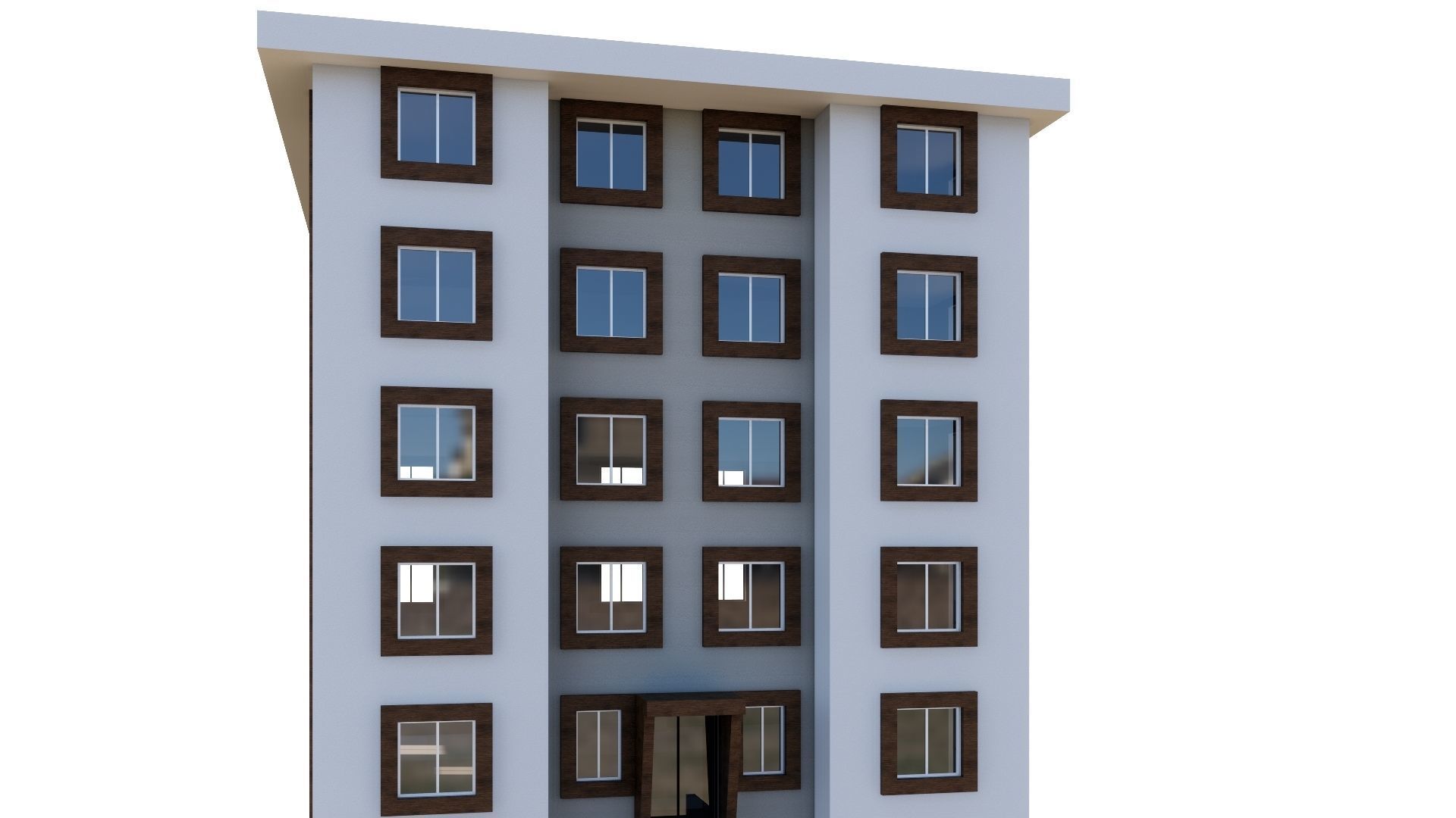 HOUSE 28 Low-poly 3D model_14