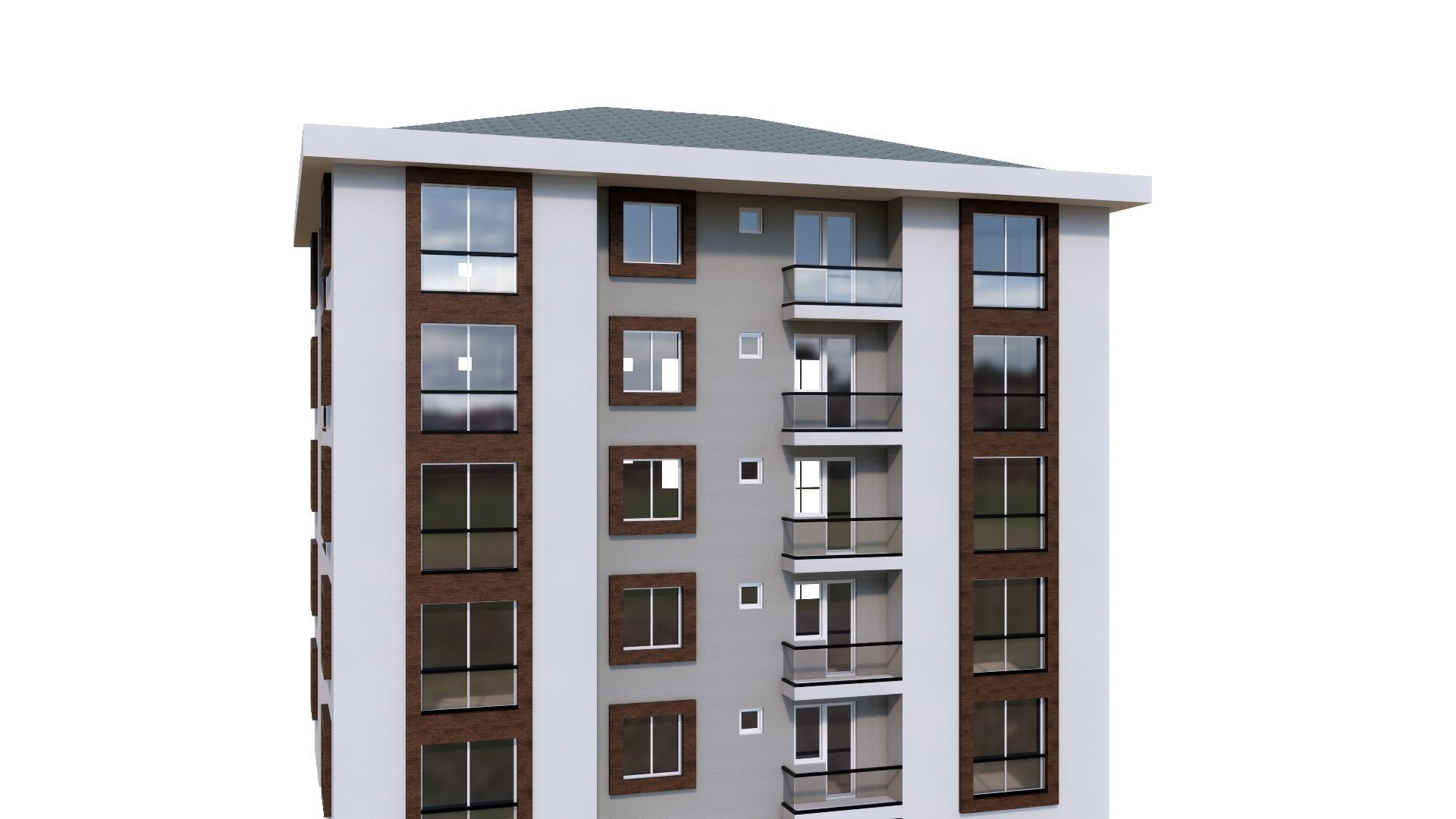 HOUSE 28 Low-poly 3D model_30