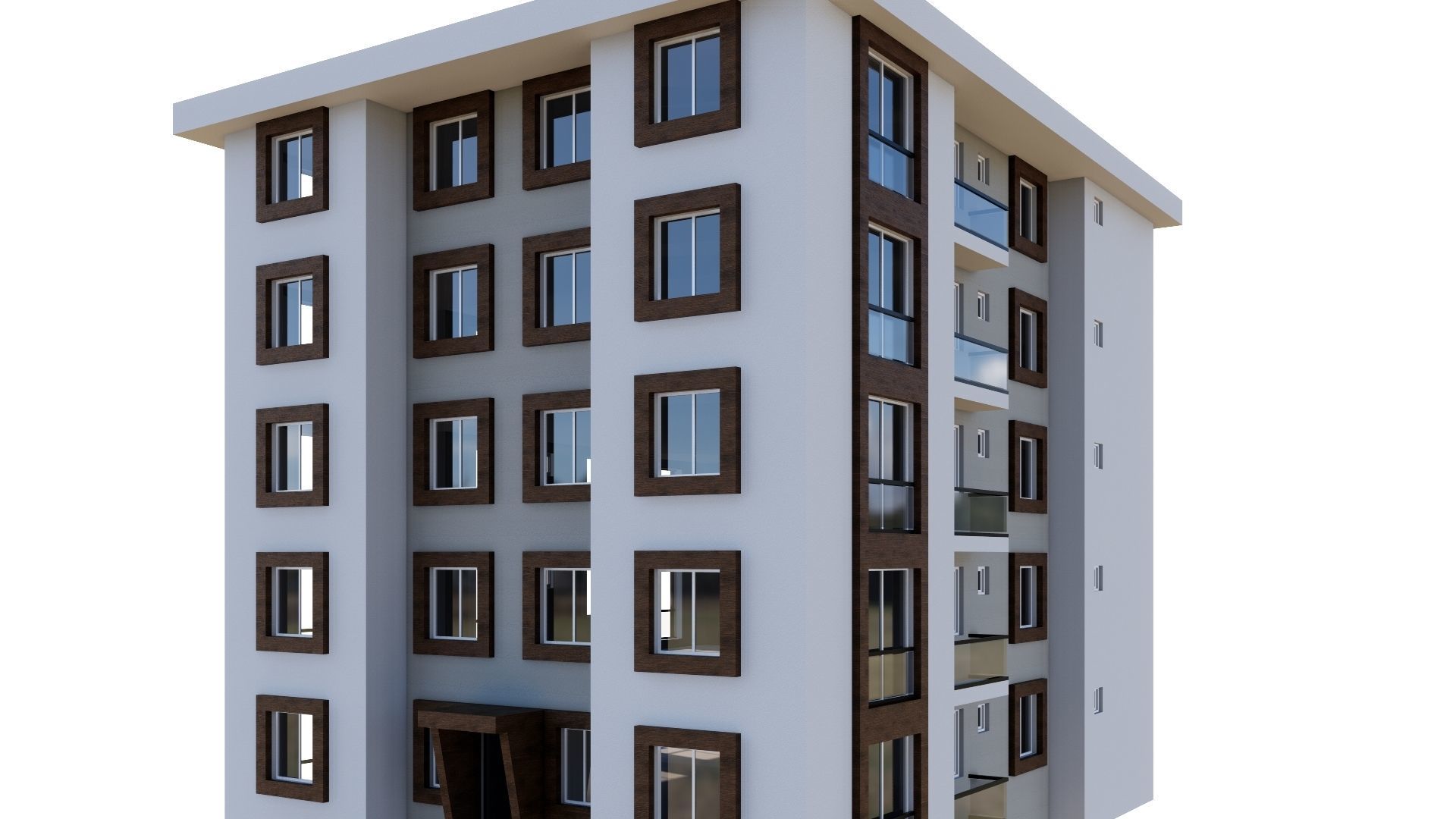 HOUSE 28 Low-poly 3D model_21