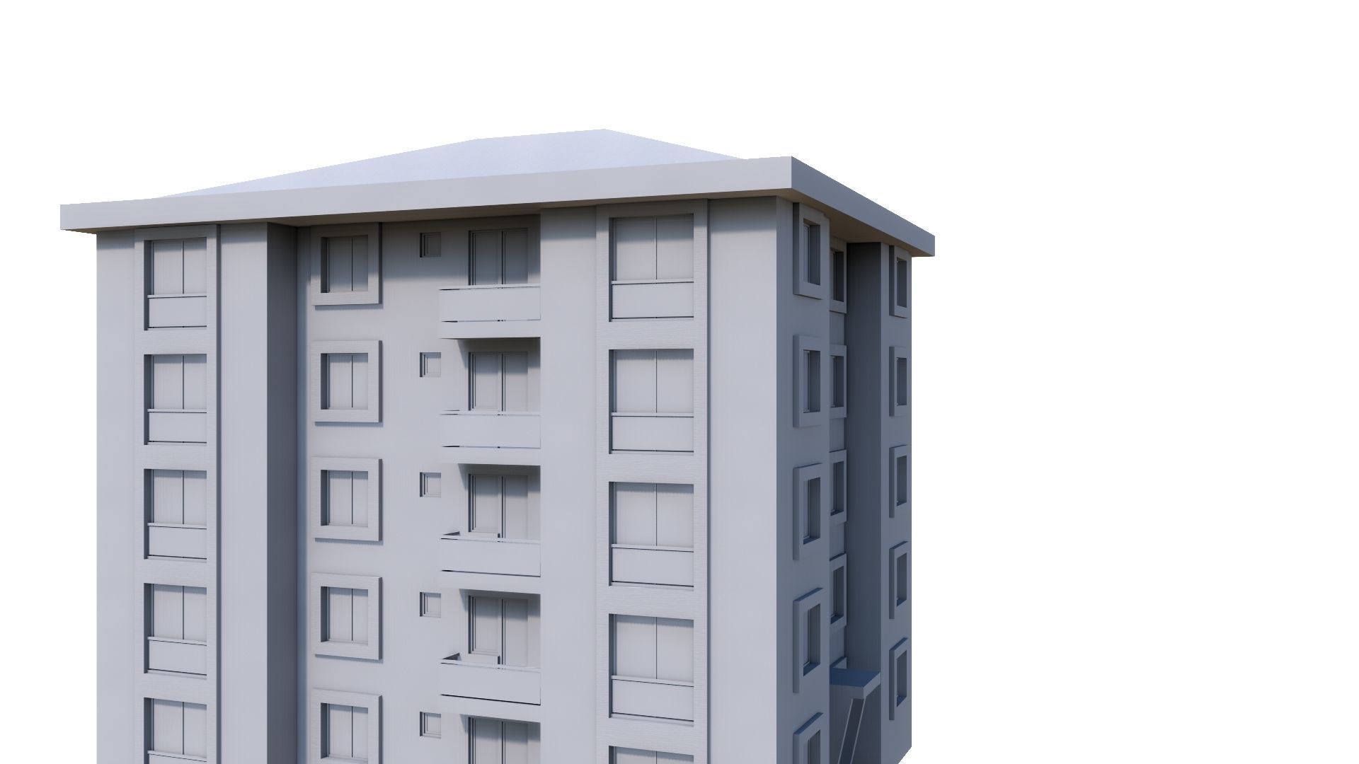 HOUSE 28 Low-poly 3D model_53