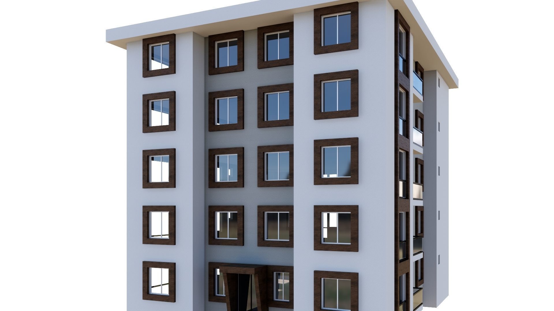 HOUSE 28 Low-poly 3D model_19