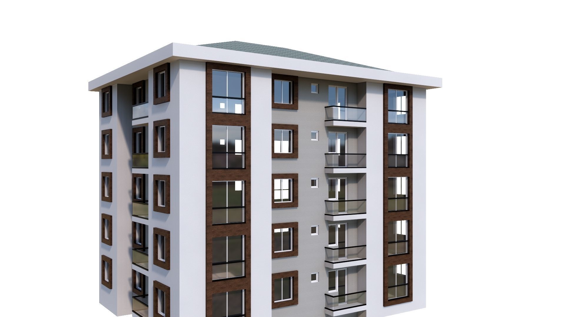 HOUSE 28 Low-poly 3D model_4