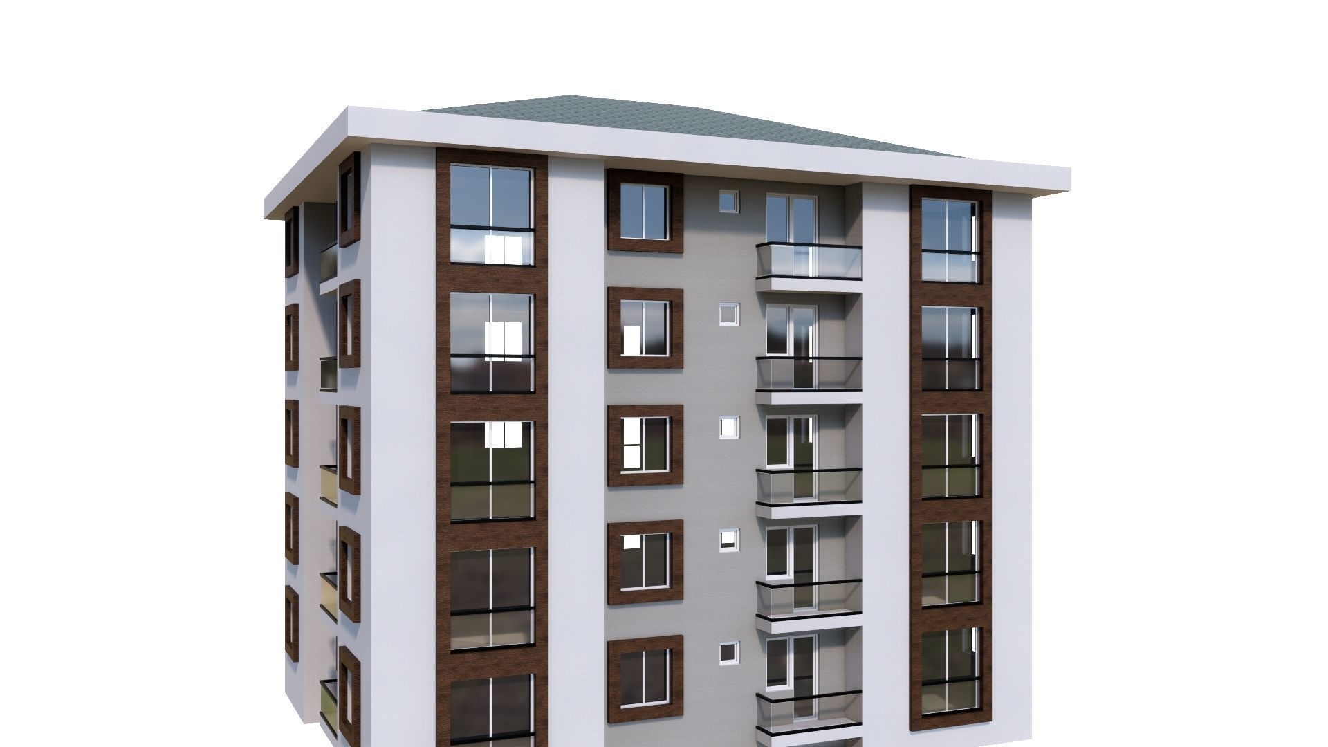 HOUSE 28 Low-poly 3D model_26