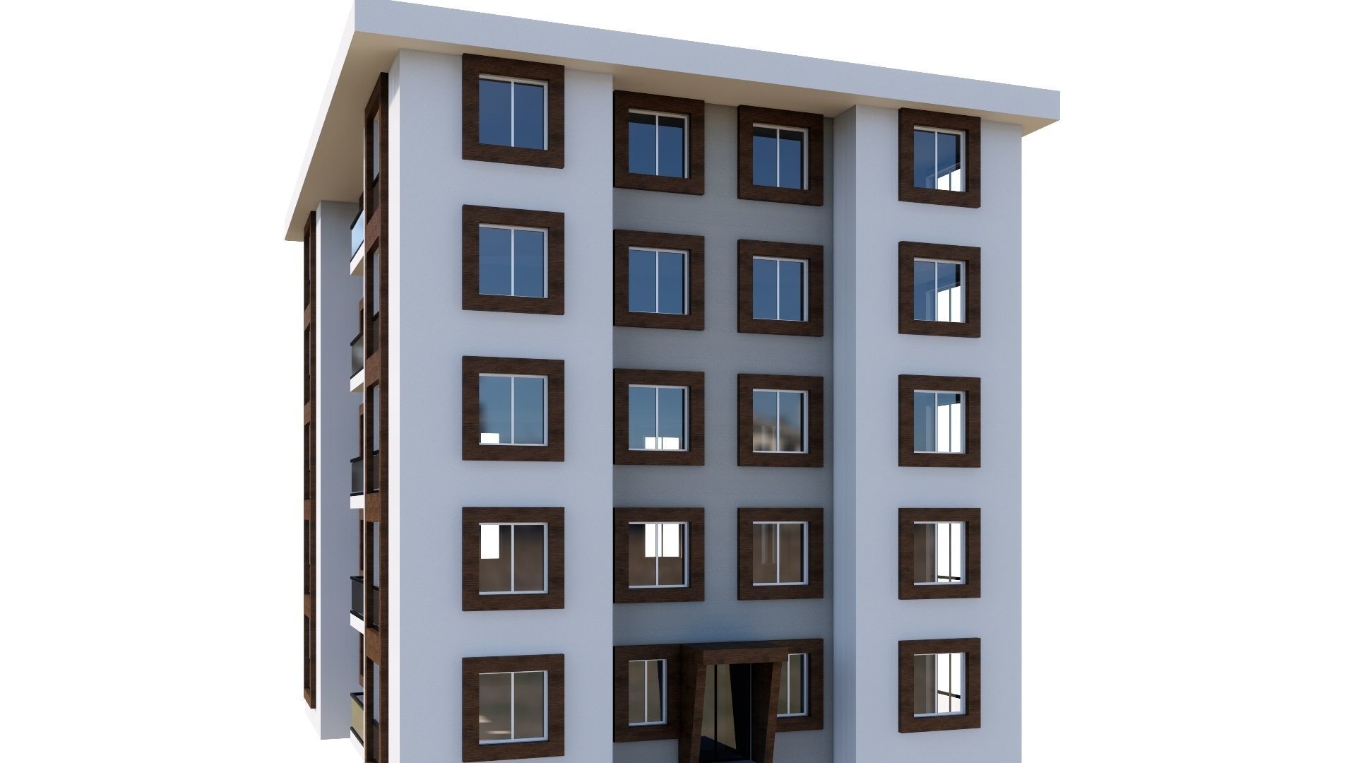 HOUSE 28 Low-poly 3D model_12