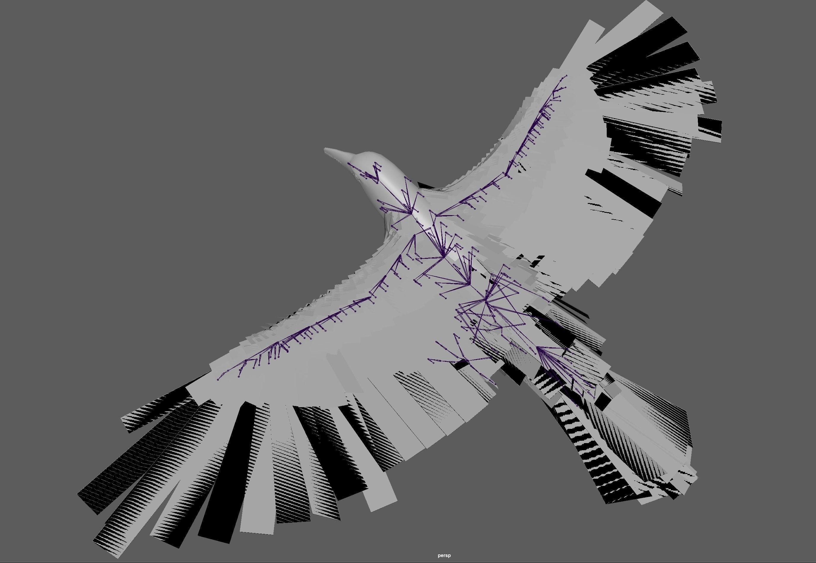 Raven Rig  Low-poly 3D model_21