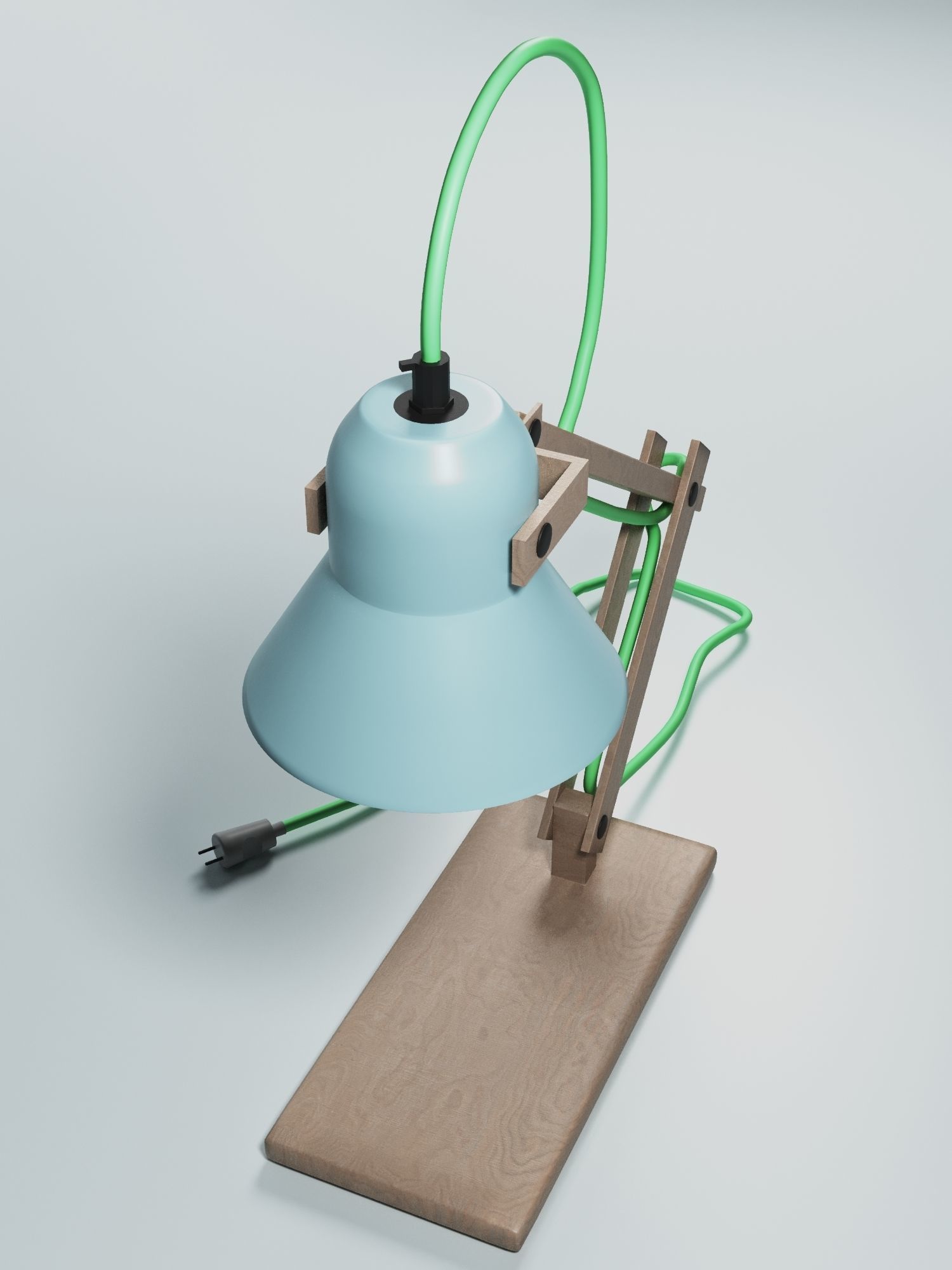 Table lamp 3D model 3D model_3