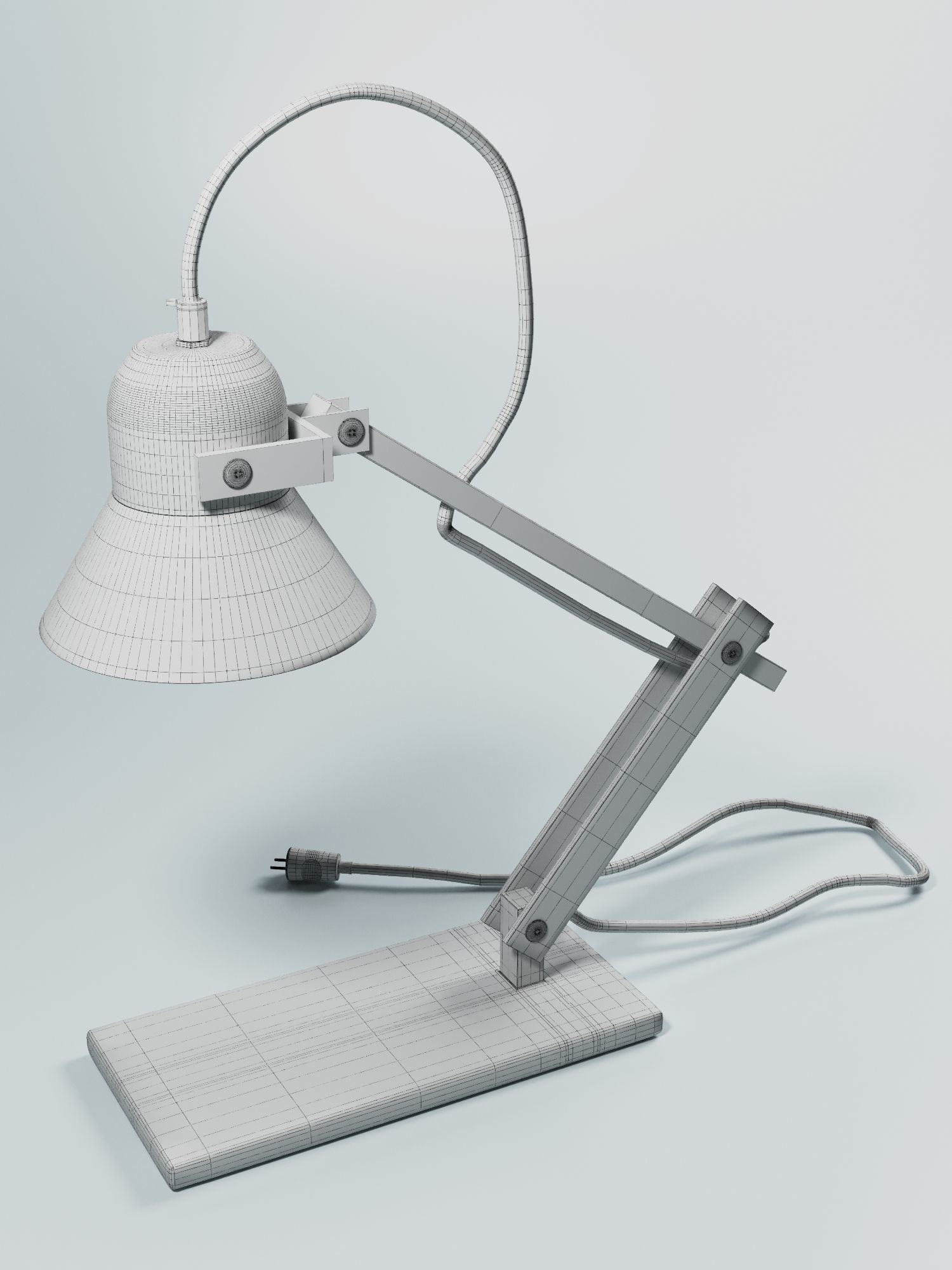Table lamp 3D model 3D model_4