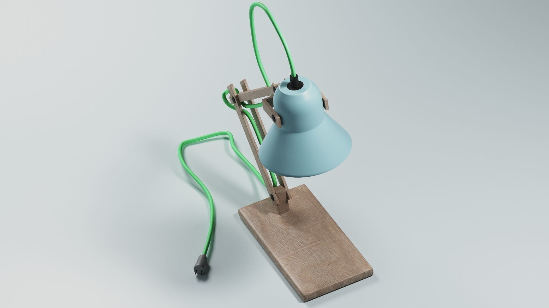 Table lamp 3D model 3D model_2