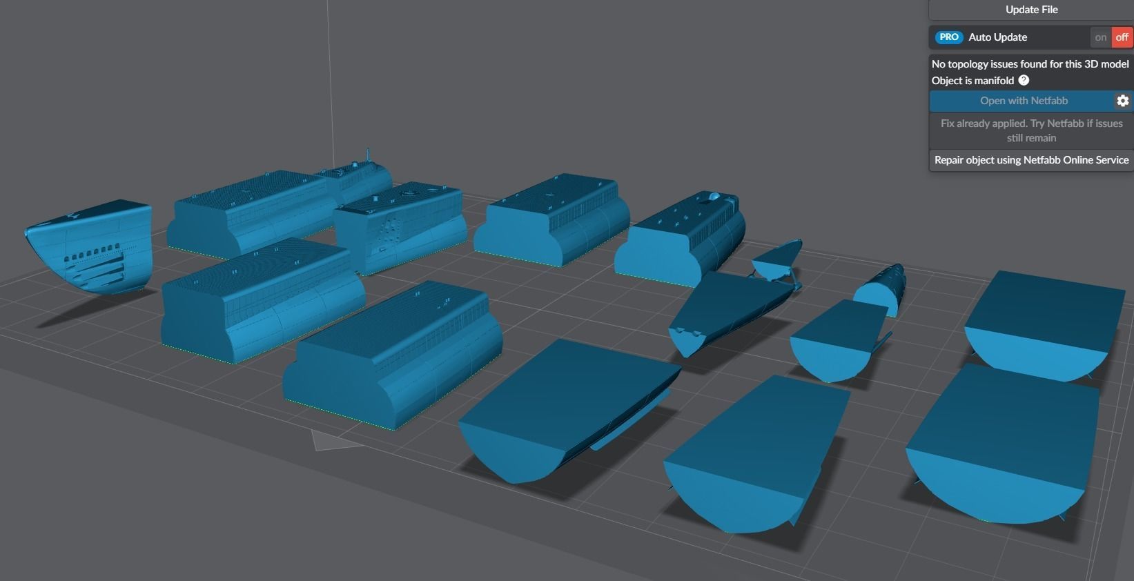 Gato class Submarine scale model 3D print model_12