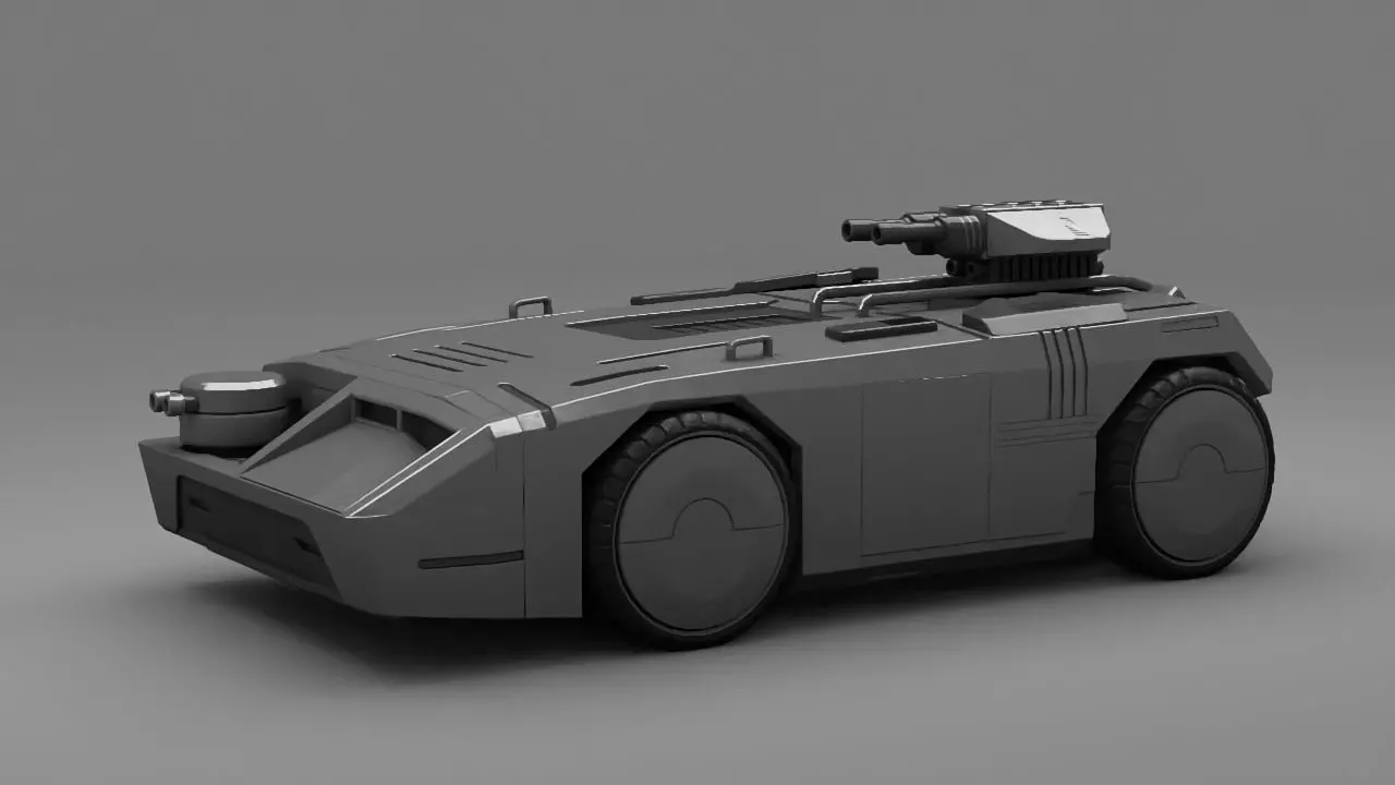 military truck 3D model