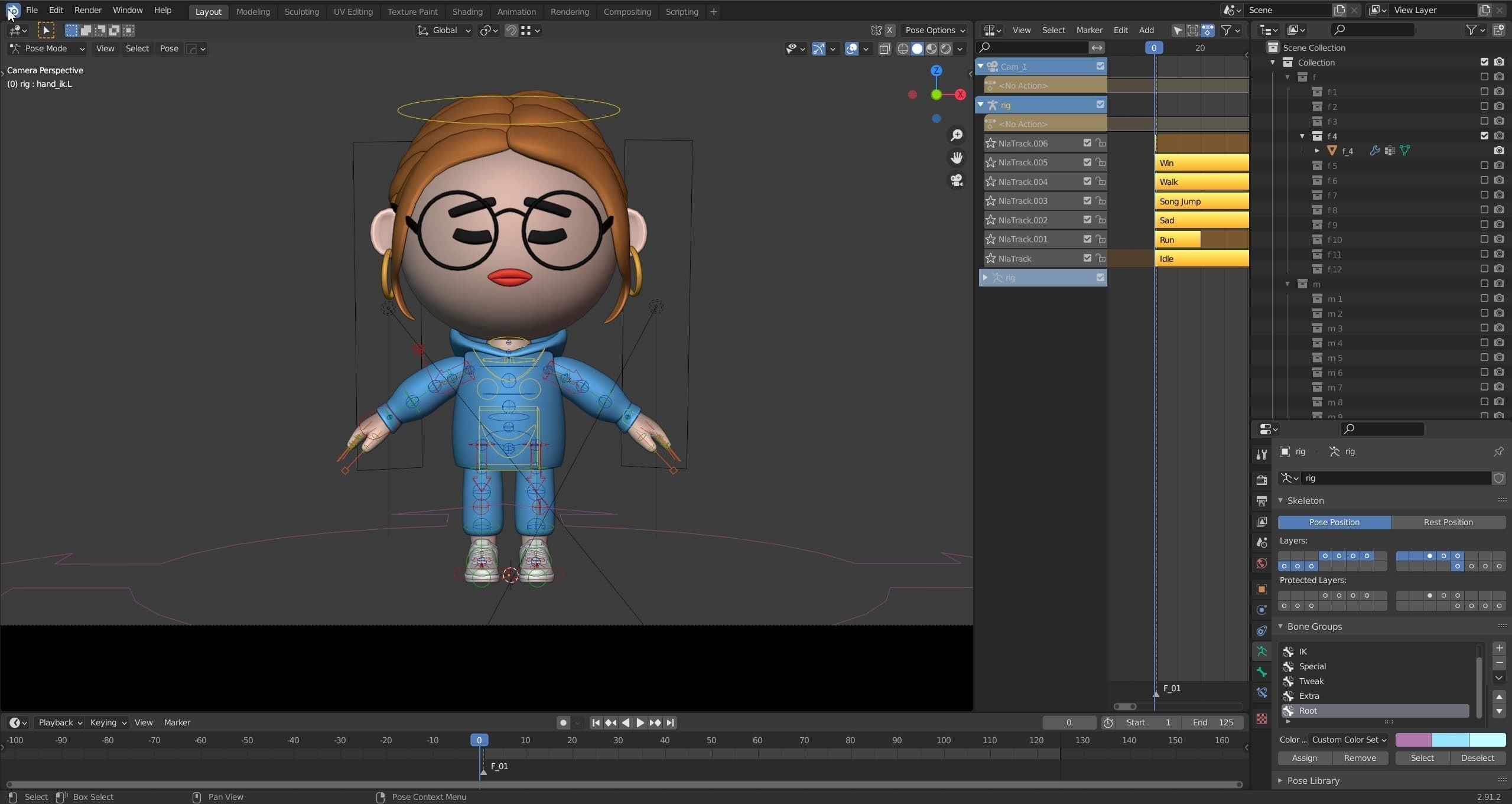 Cute Characters 2 Low-poly 3D model_27