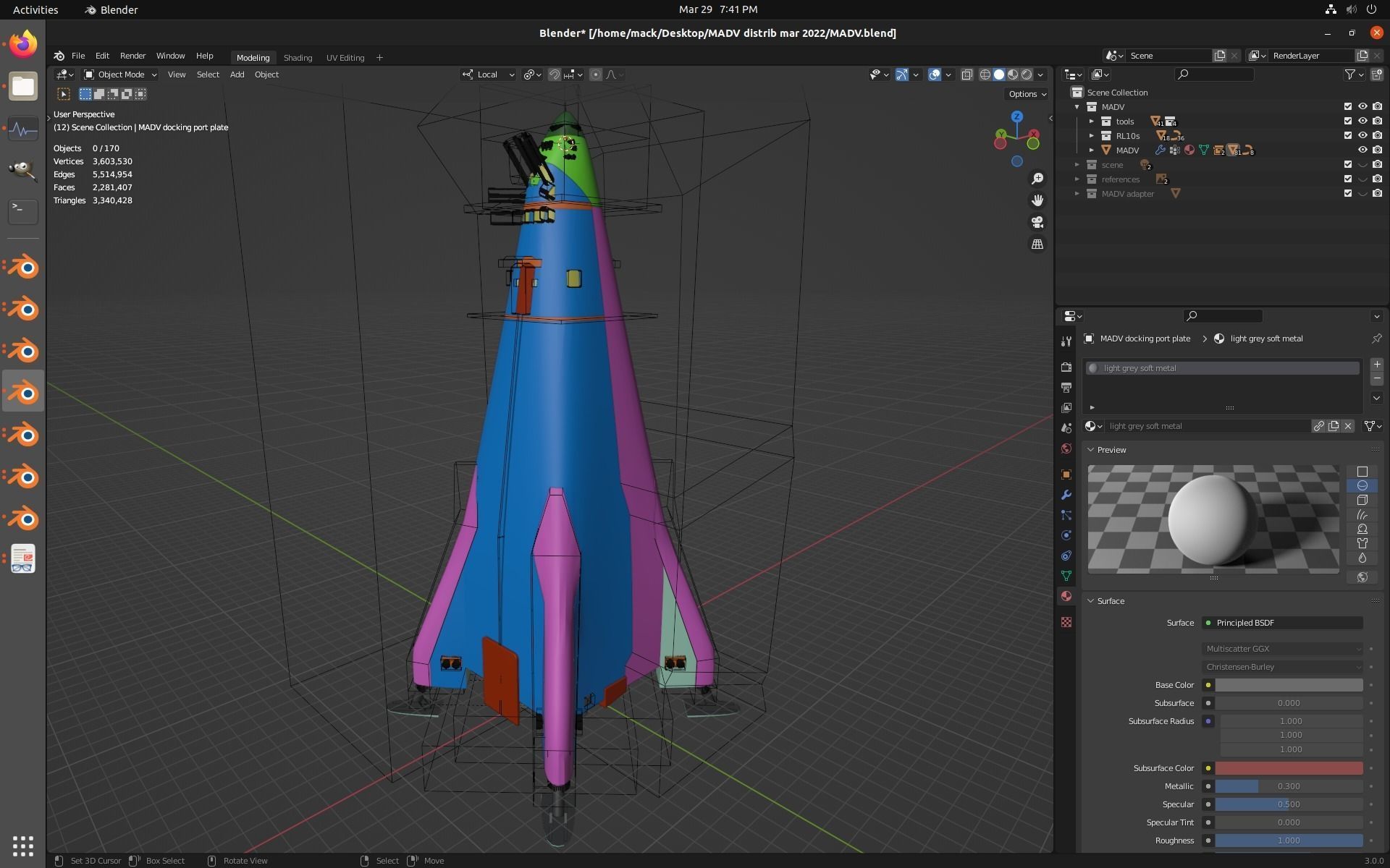Lockheed Martin Mars Ascent Descent Vehicle 3D model_20
