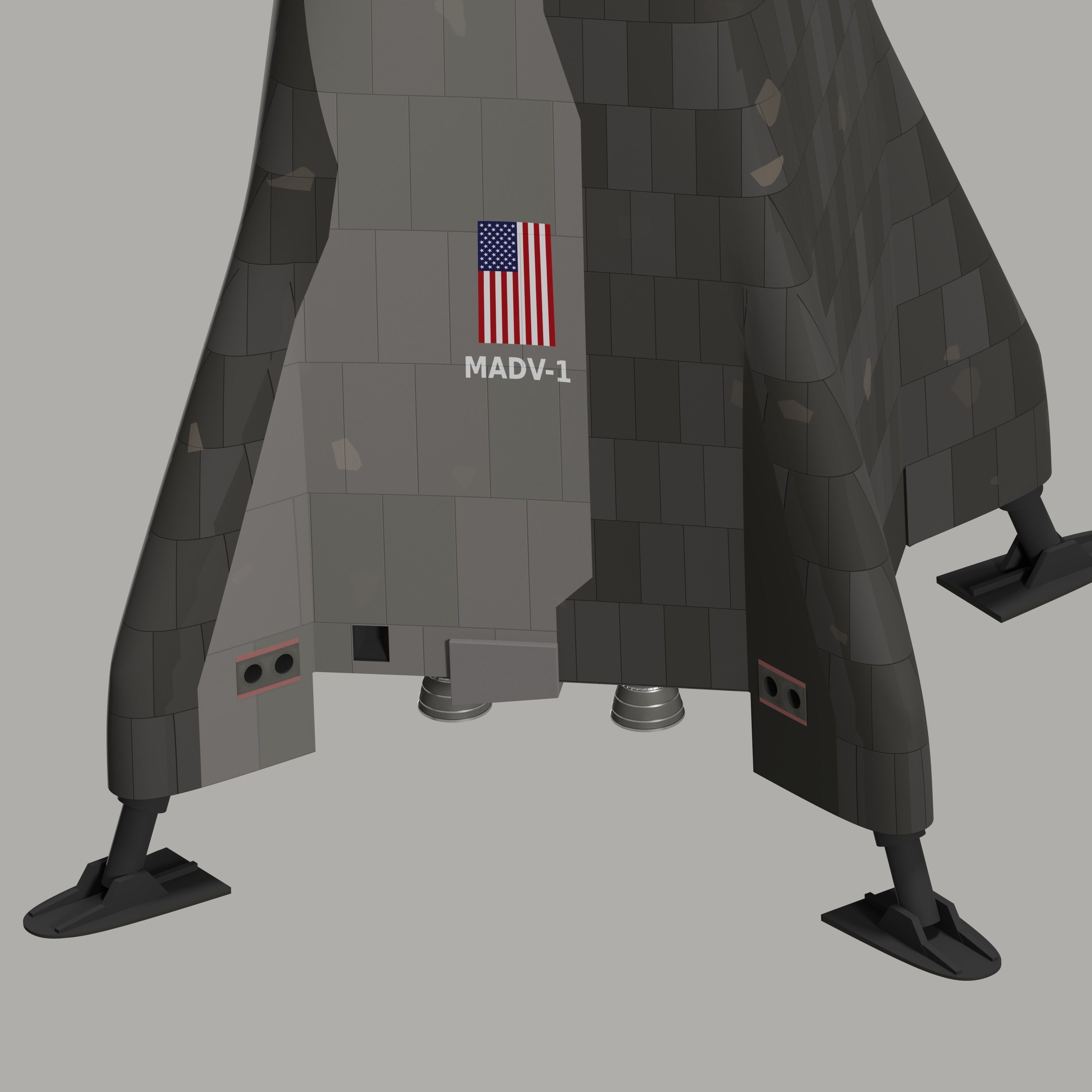 Lockheed Martin Mars Ascent Descent Vehicle 3D model_7