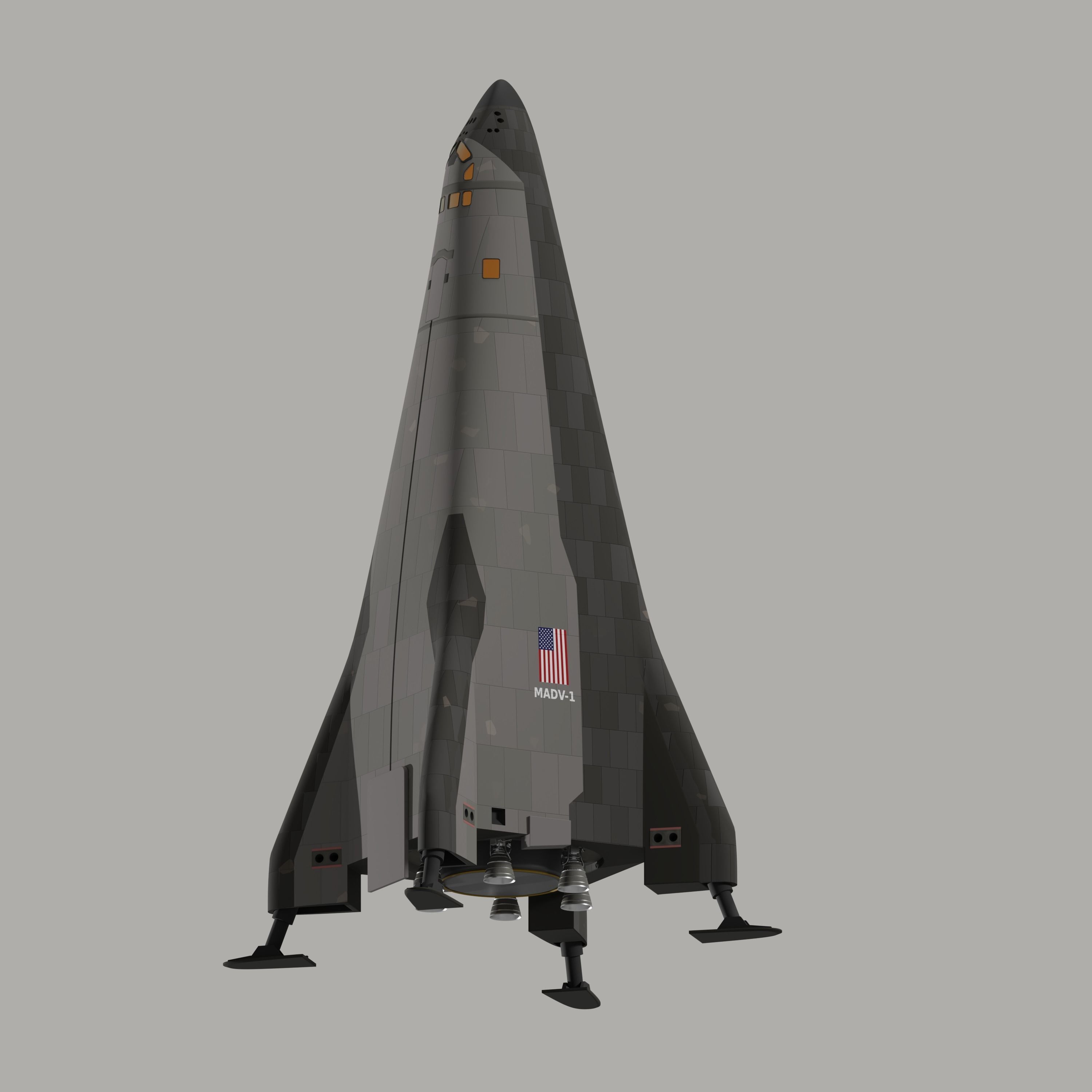 Lockheed Martin Mars Ascent Descent Vehicle 3D model_1