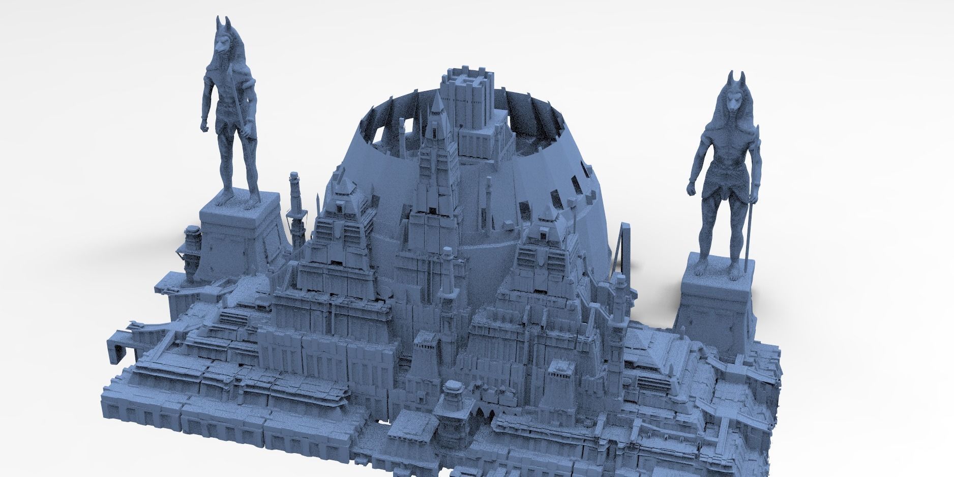 Ancient Egyptian Arena City 1 3D model_1