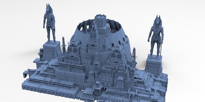 Ancient Egyptian Arena City 1 3D model