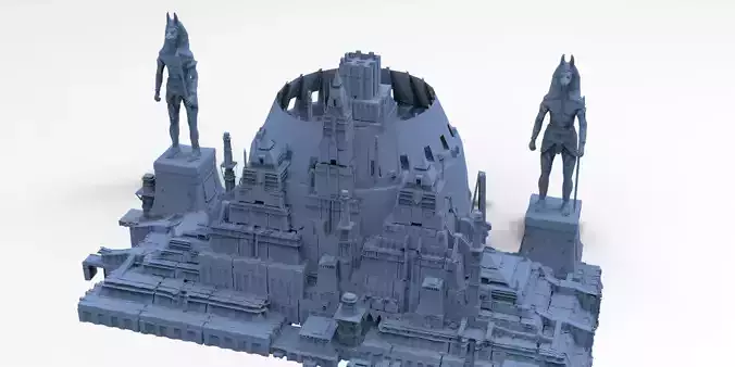 Ancient Egyptian Arena City 1 3D model