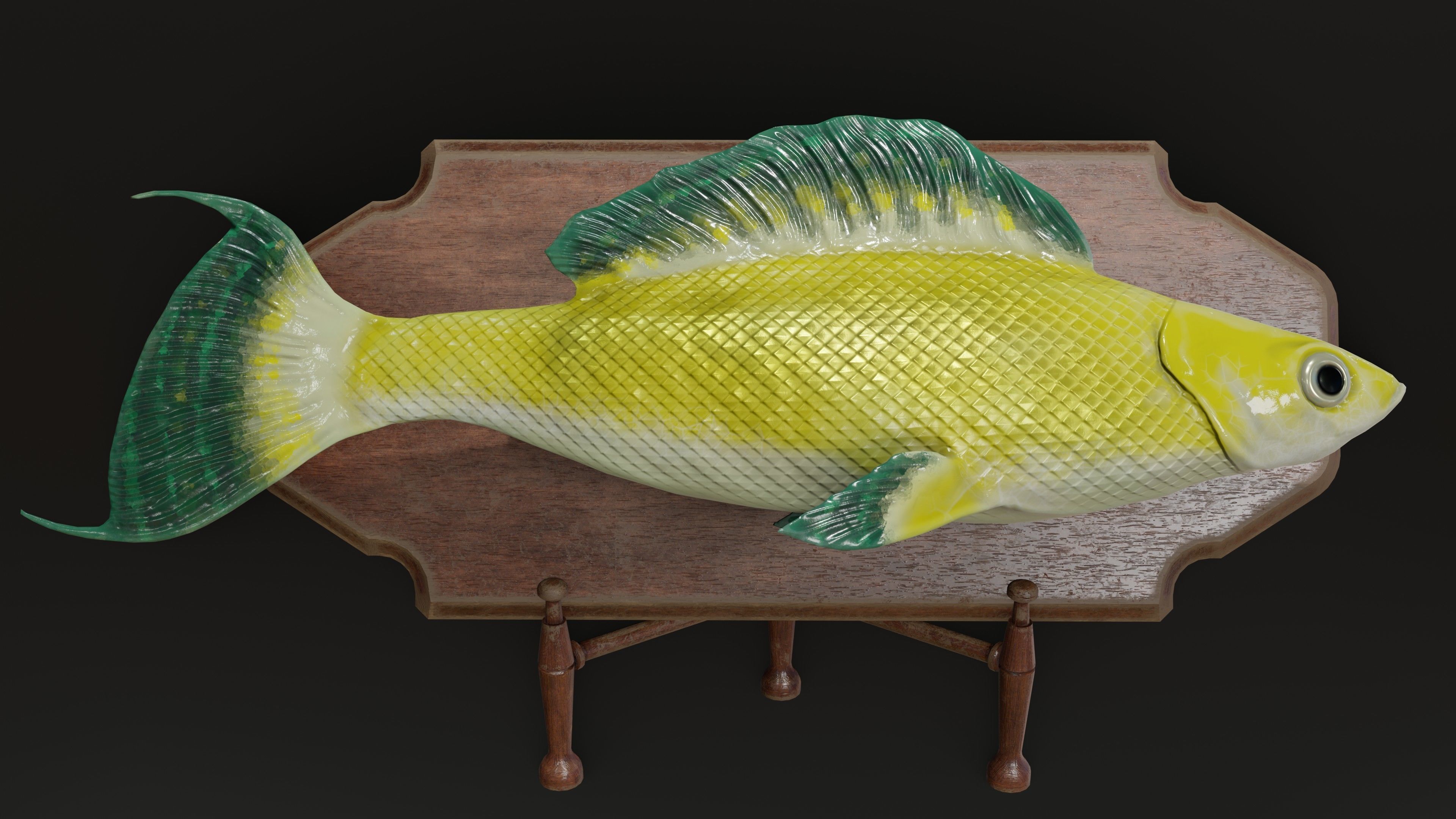 Fish Rigged Low-poly 3D model_3