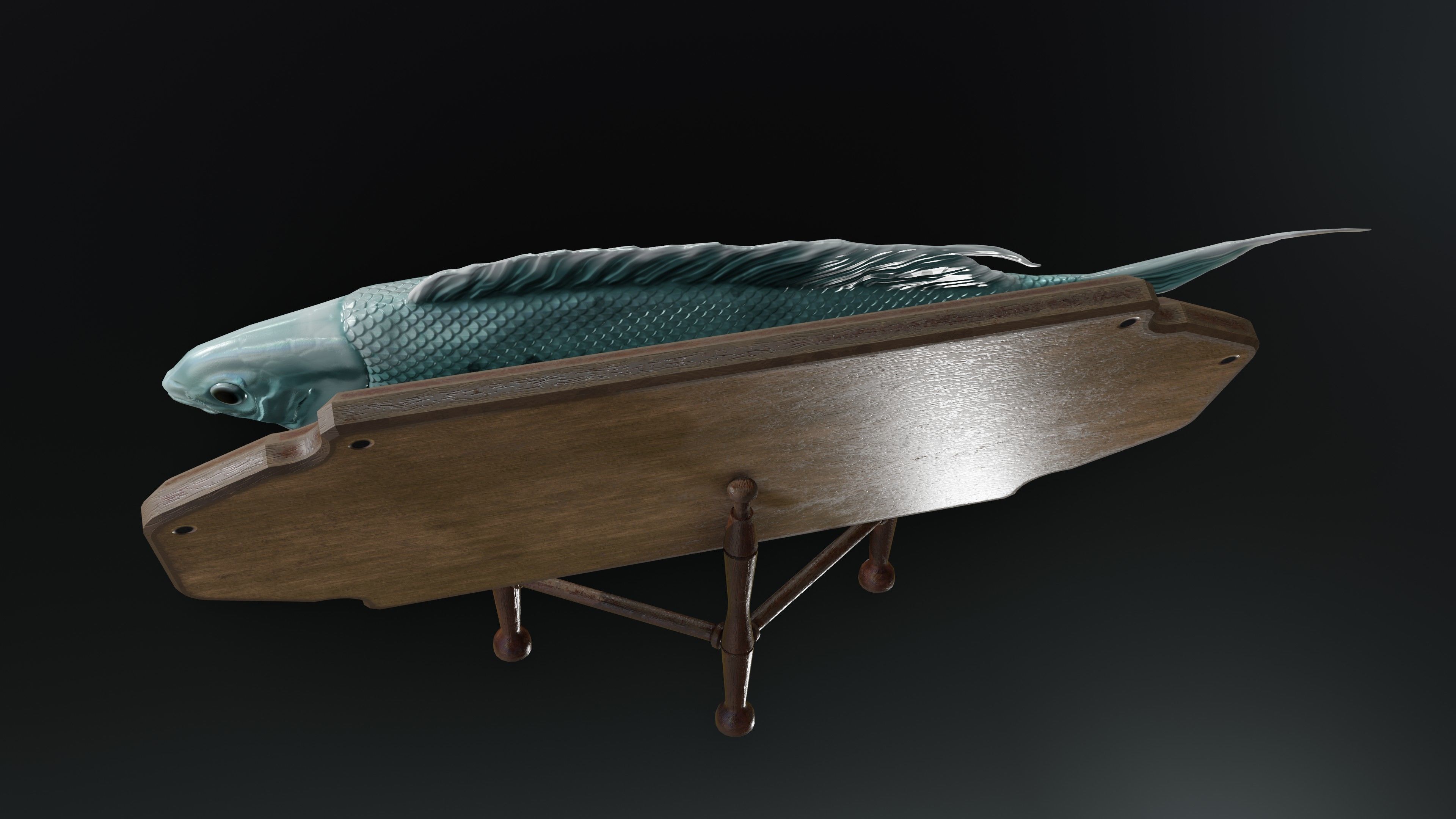 Fish Rigged Low-poly 3D model_12