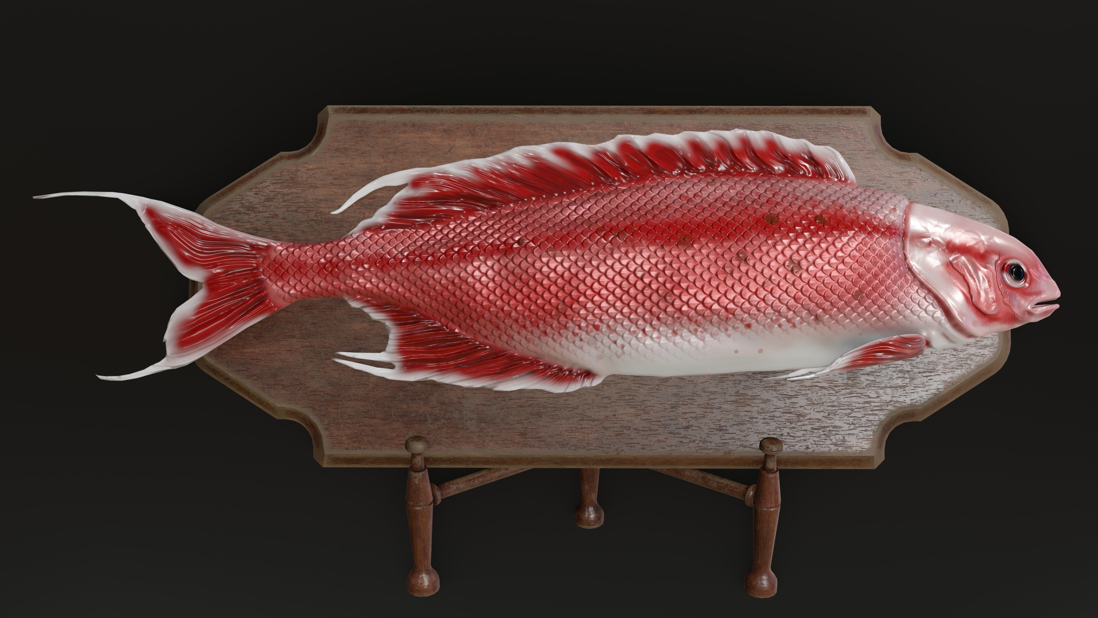 Fish Rigged Low-poly 3D model_4