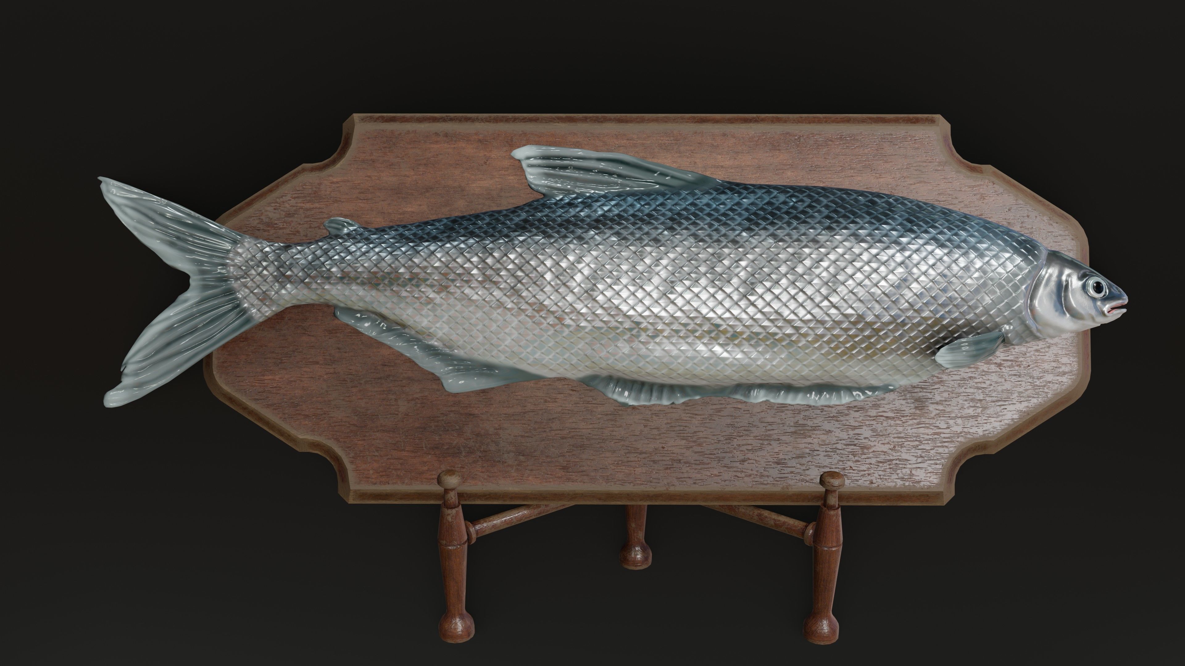 Fish Rigged Low-poly 3D model_5