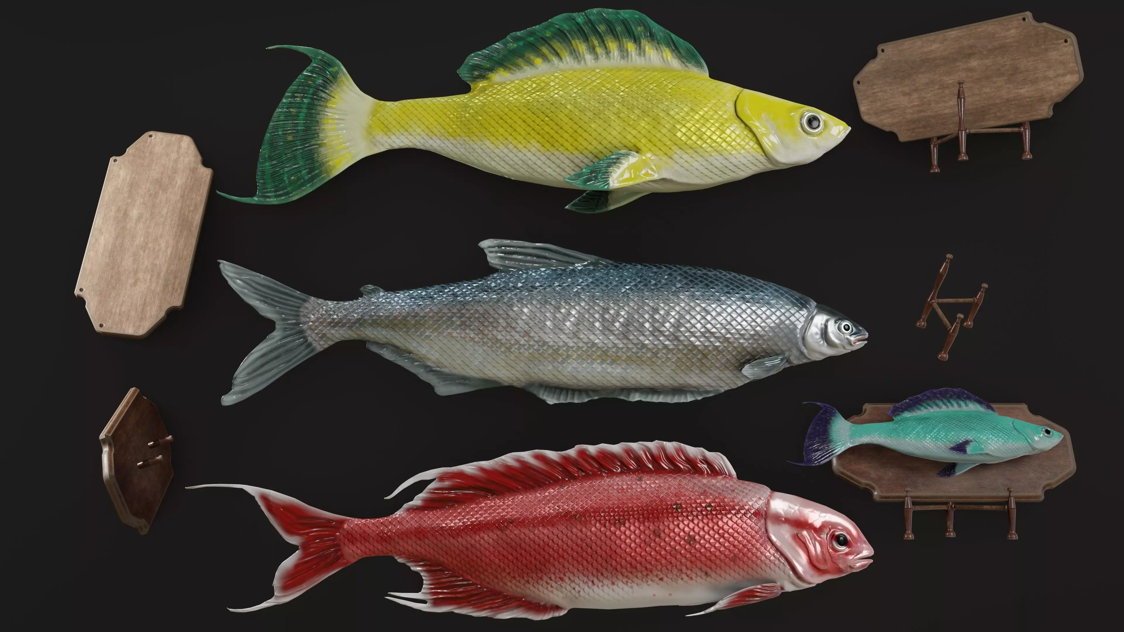 Fish Rigged Low-poly 3D model_0